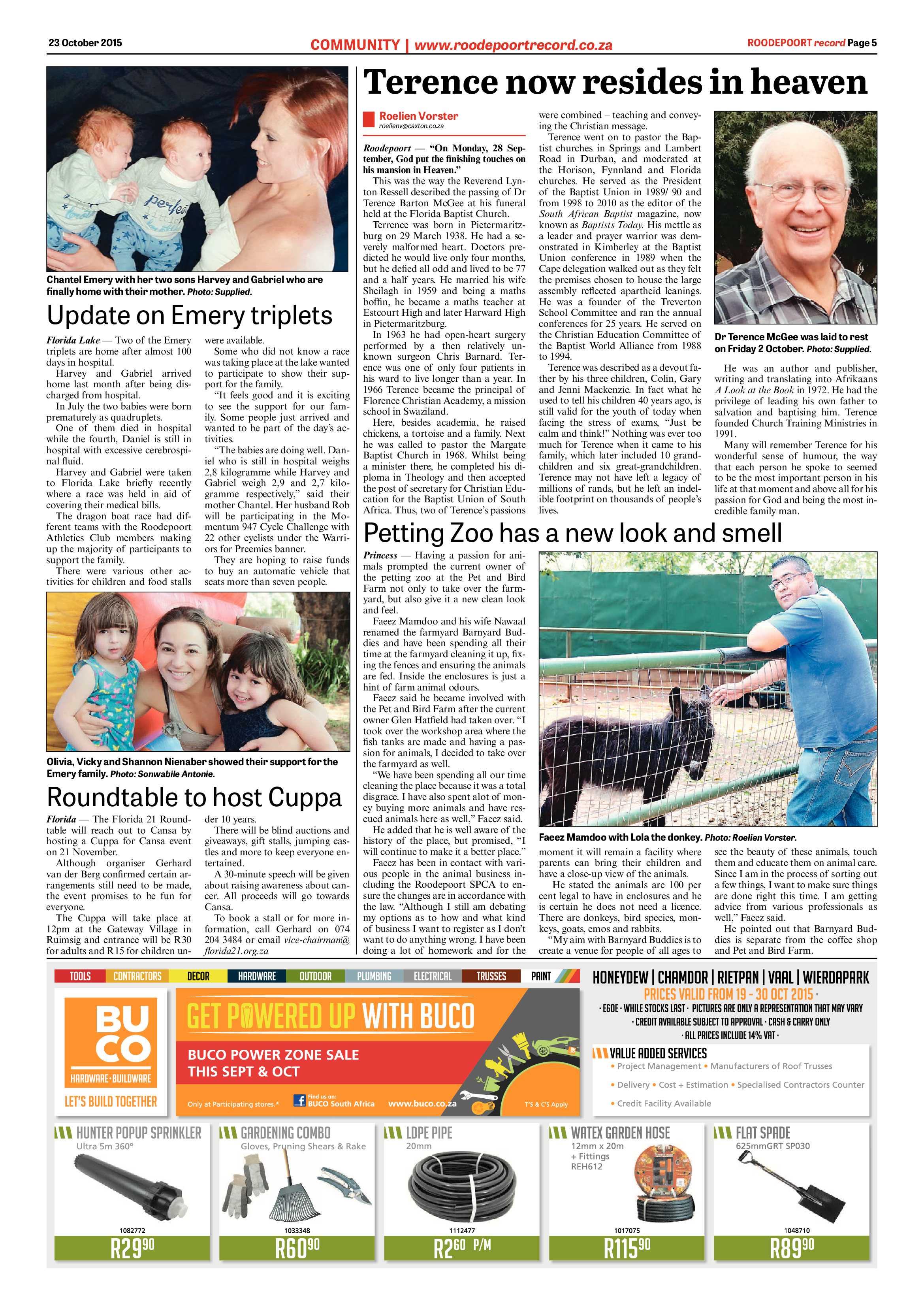 Roodepoort Record 23 October 2015 page 5
