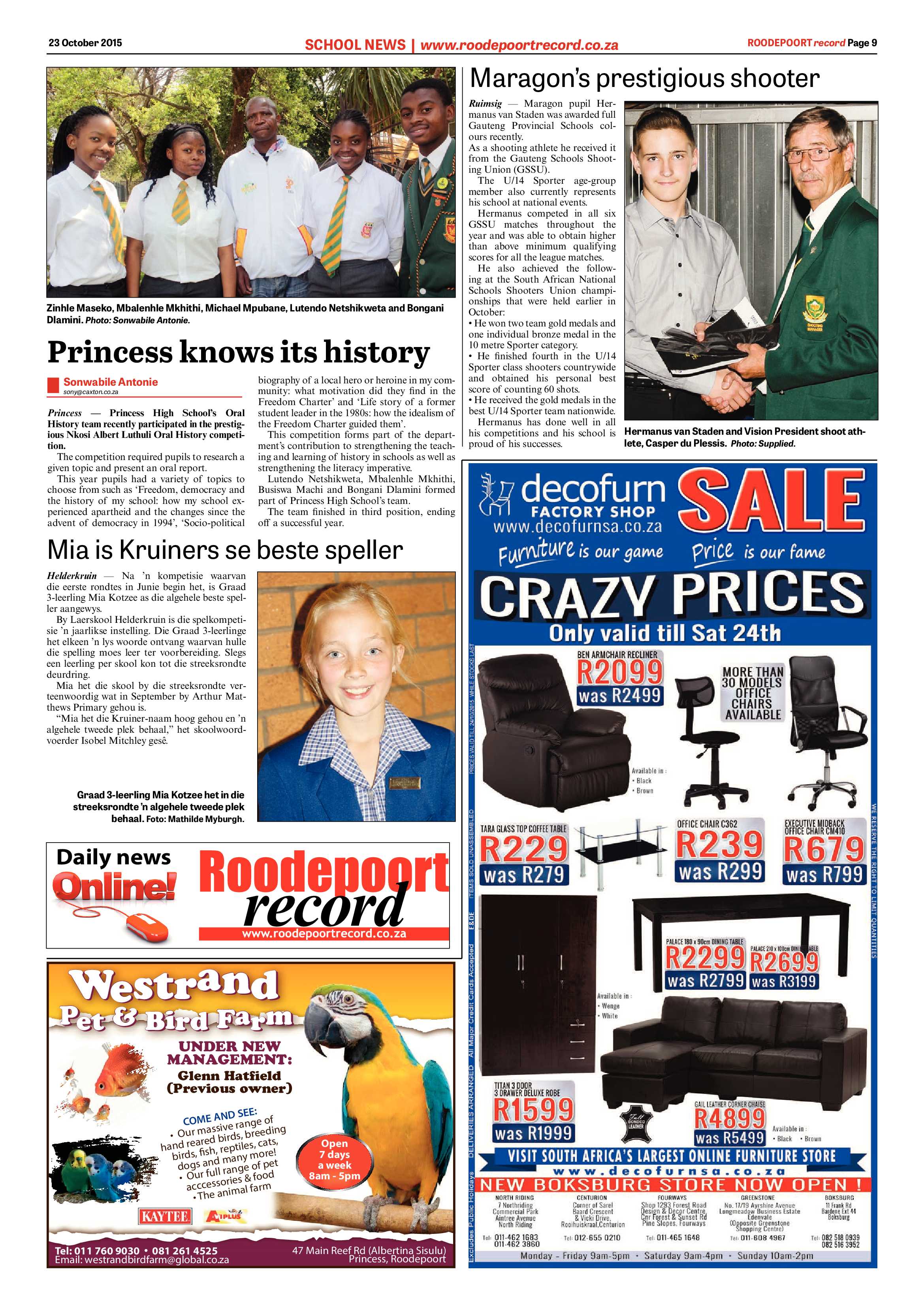 Roodepoort Record 23 October 2015 page 9