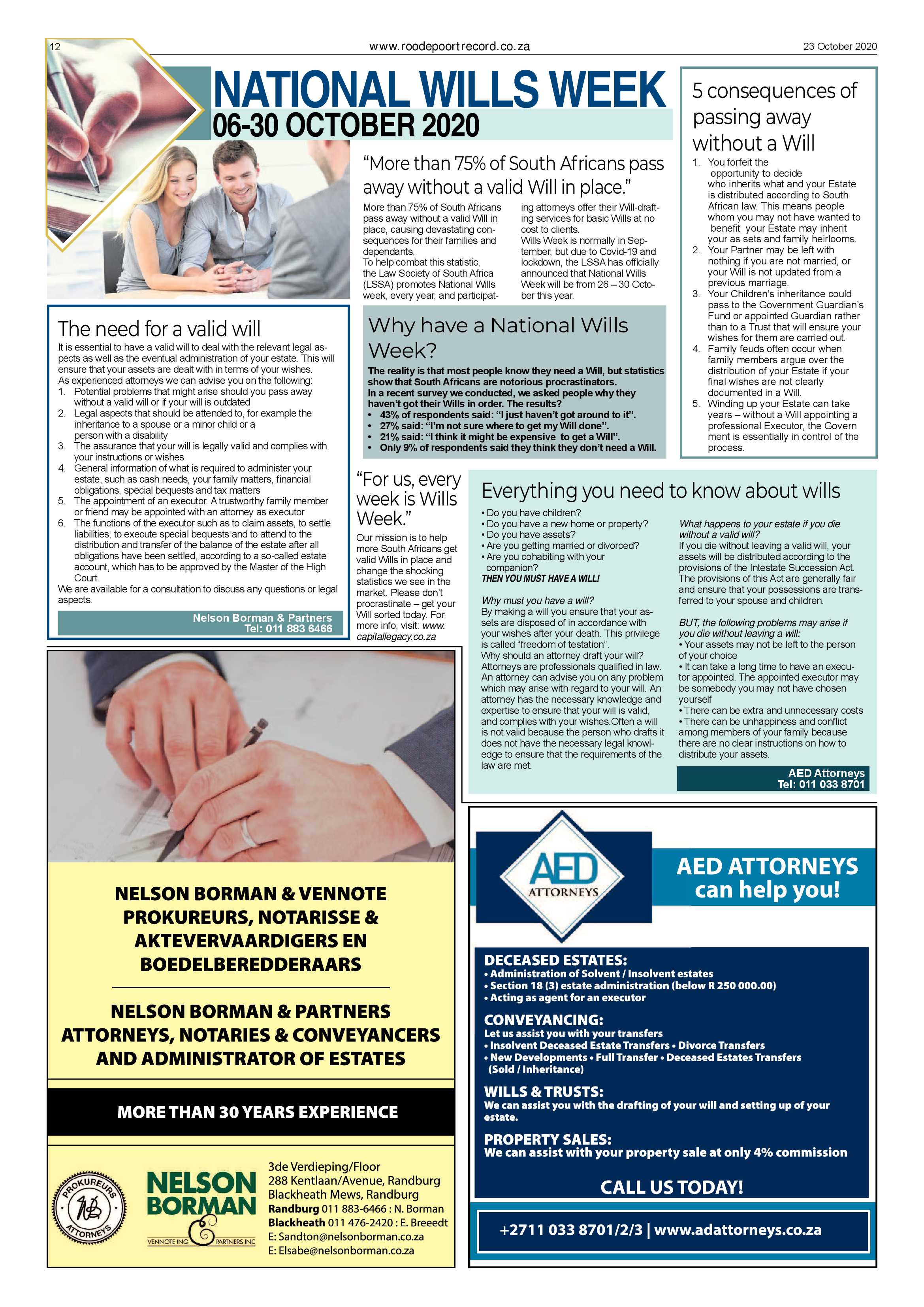 Roodepoort Record 23 October 2020 page 12