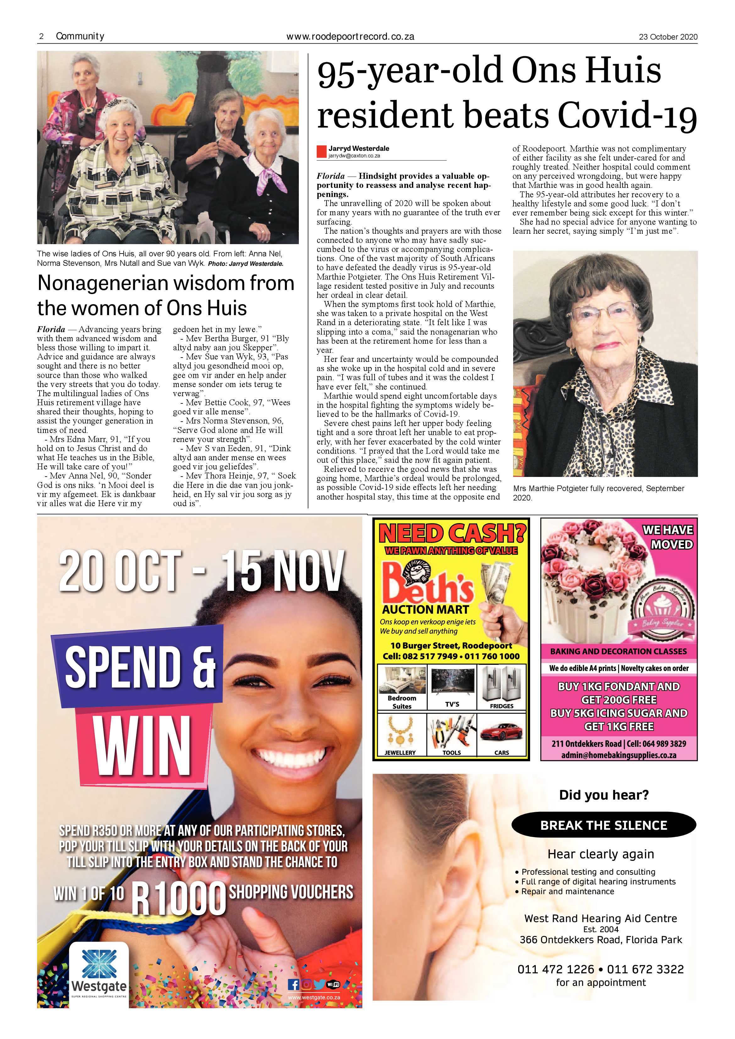 Roodepoort Record 23 October 2020 page 2