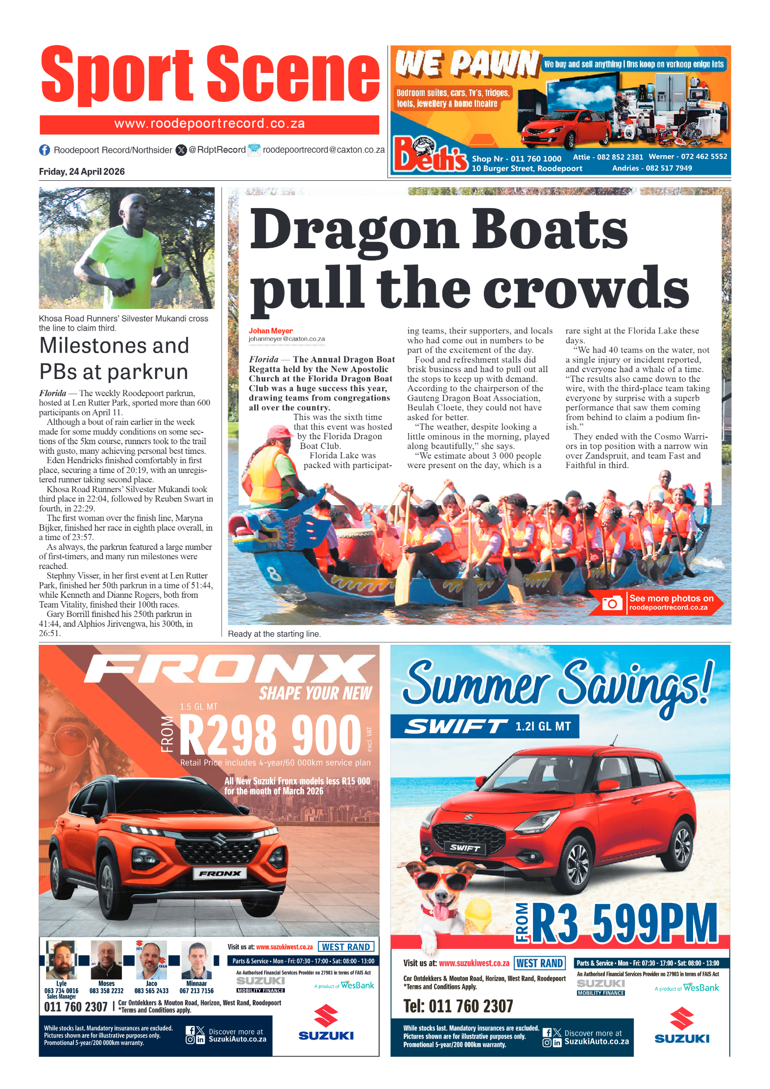 Roodepoort Record 24 April 2026 page 8