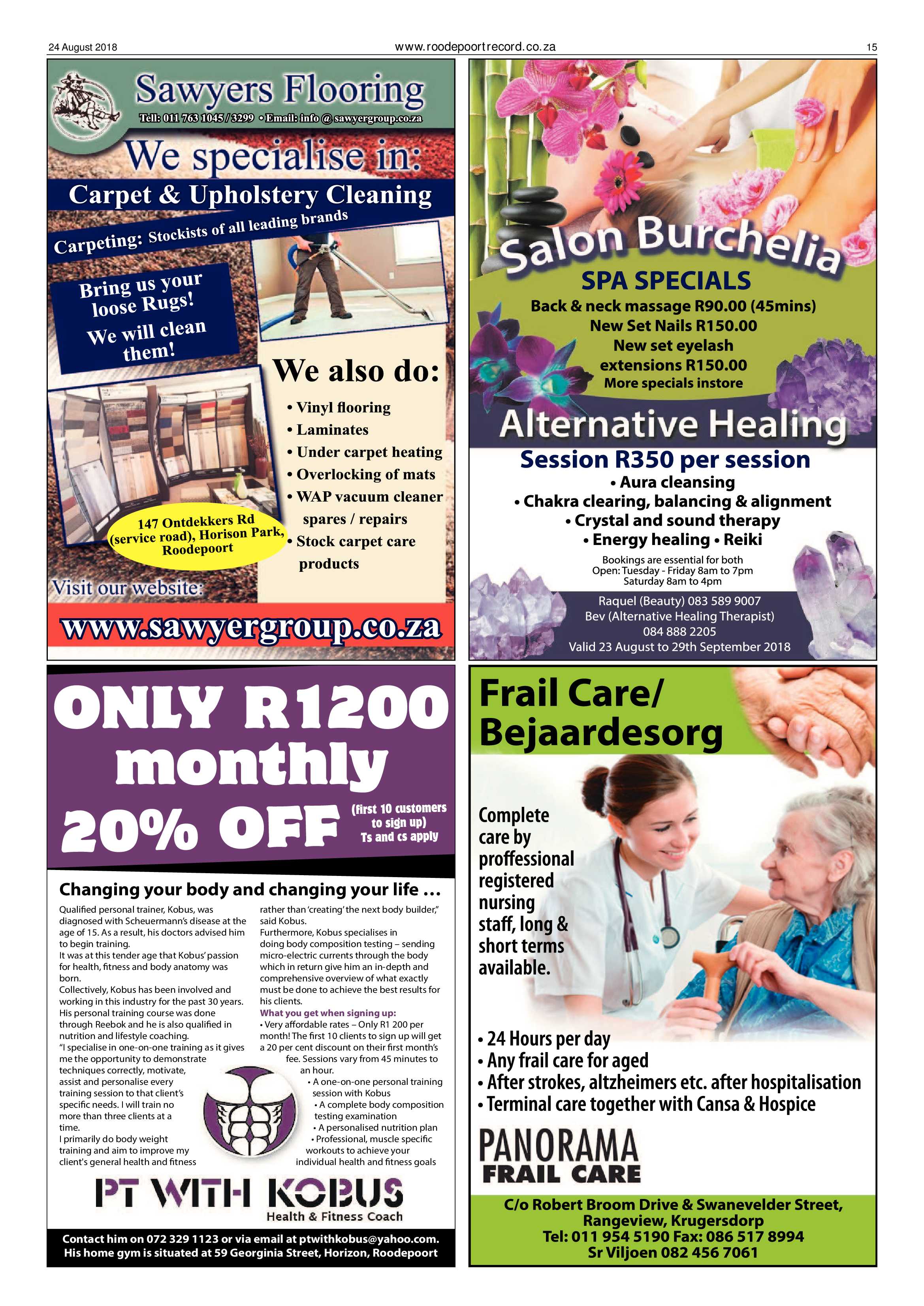 Roodepoort Record 24 August 2018 page 15