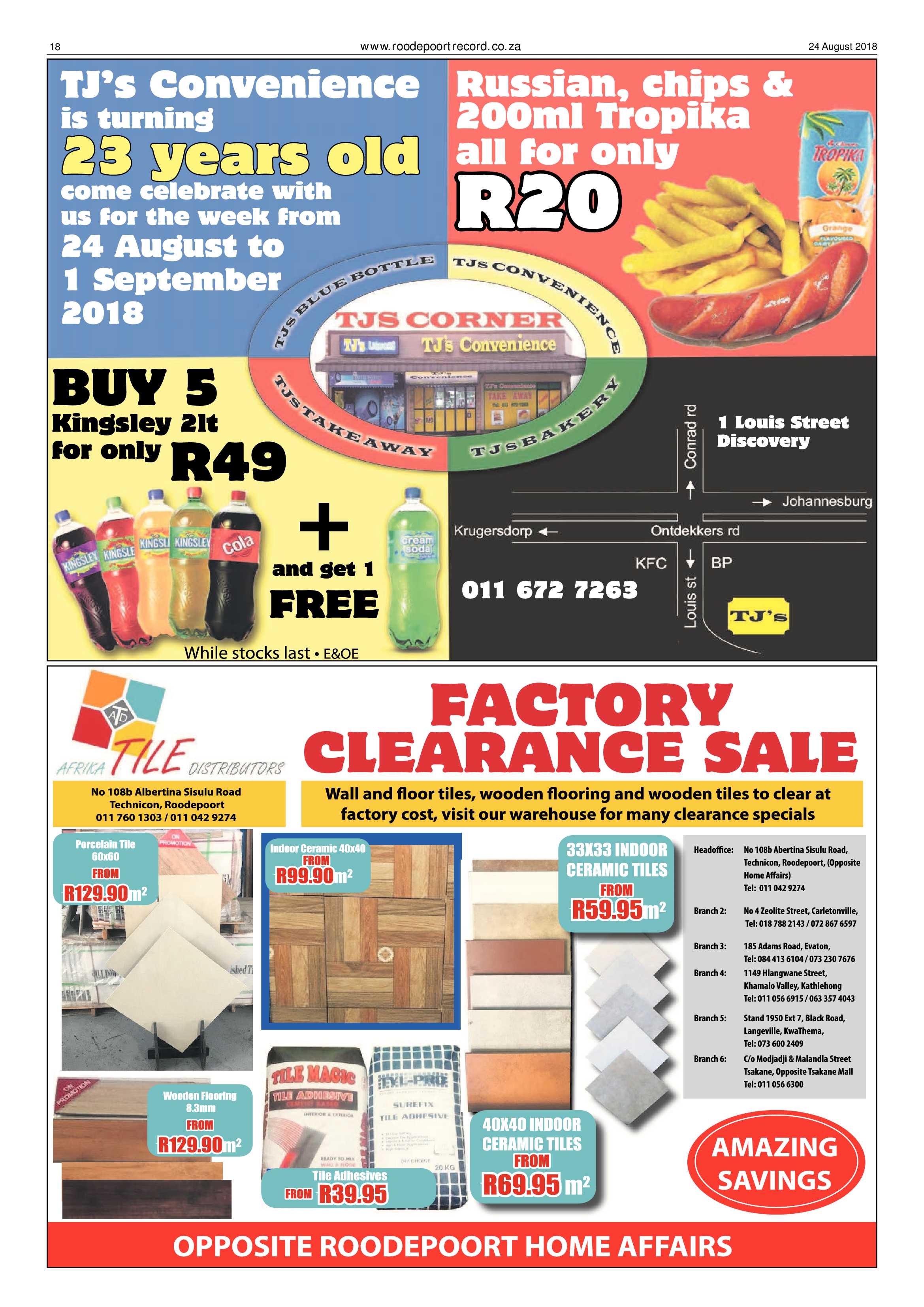 Roodepoort Record 24 August 2018 page 18