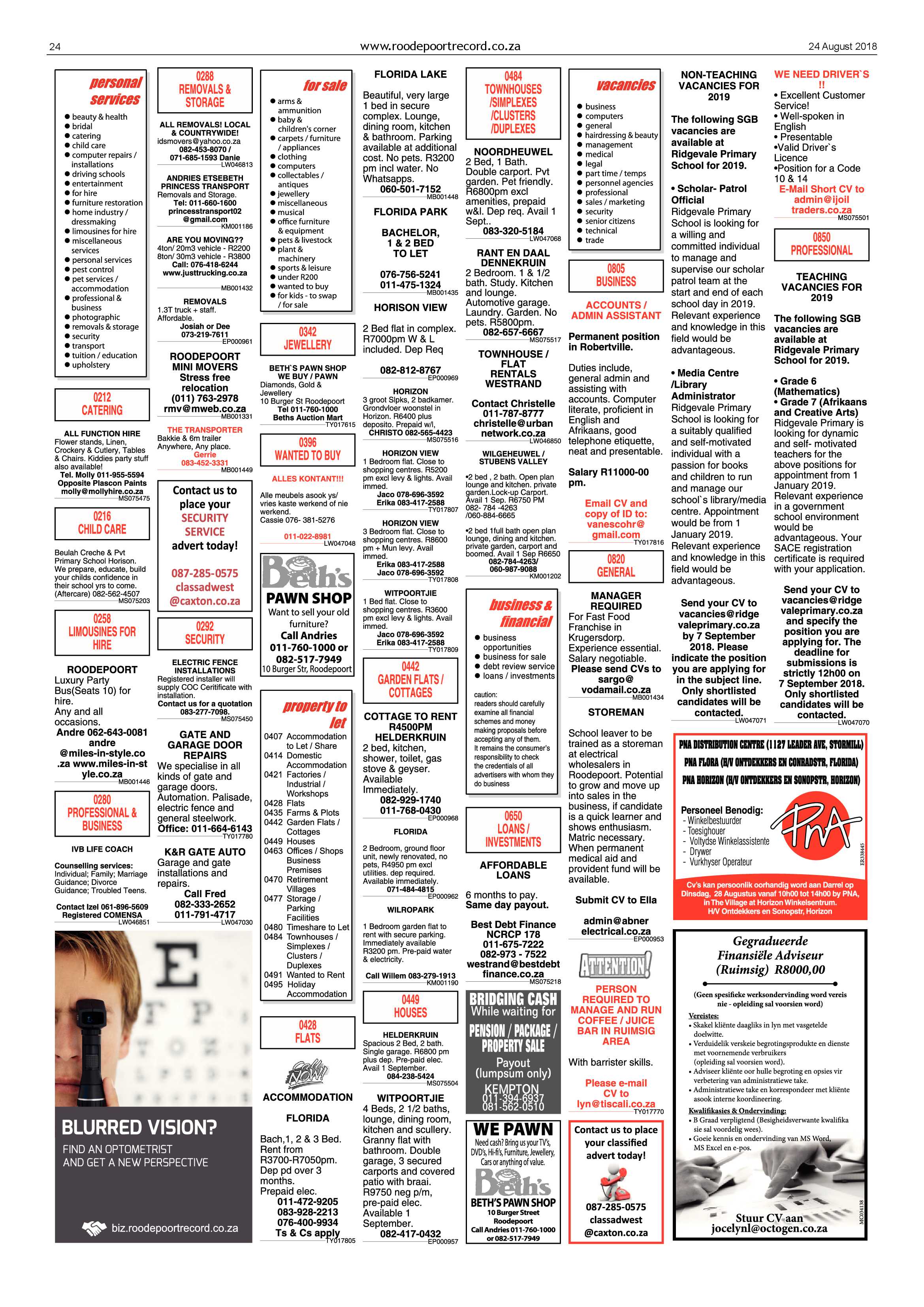 Roodepoort Record 24 August 2018 page 24