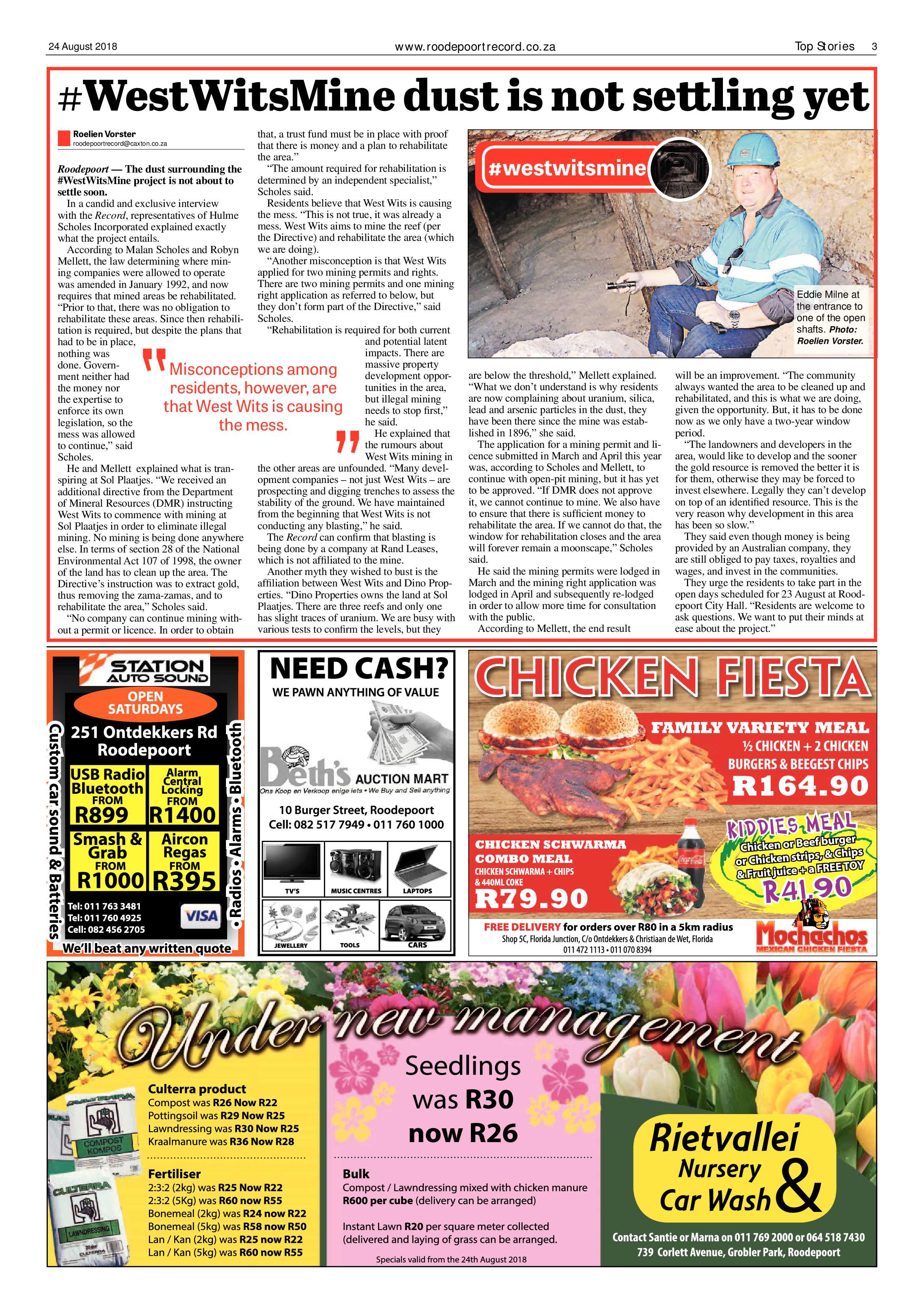 Roodepoort Record 24 August 2018 page 3