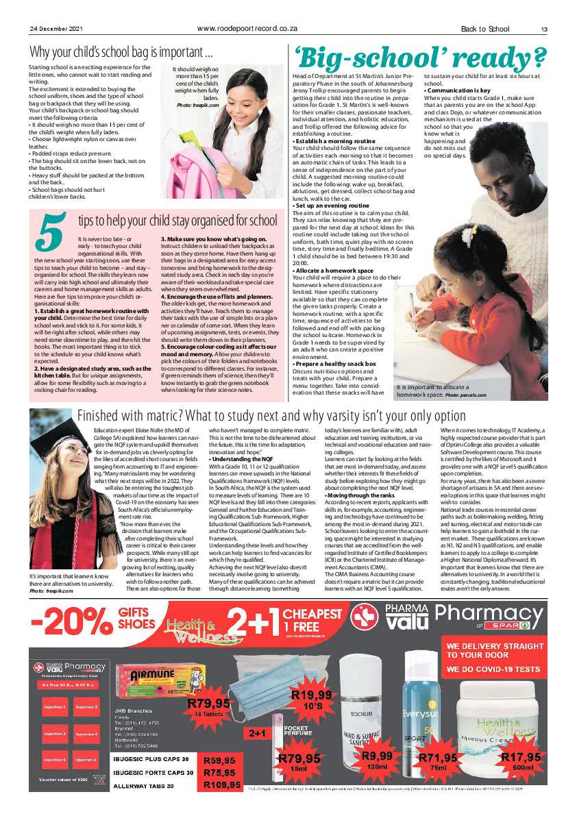Roodepoort Record 24 December 2021 page 13
