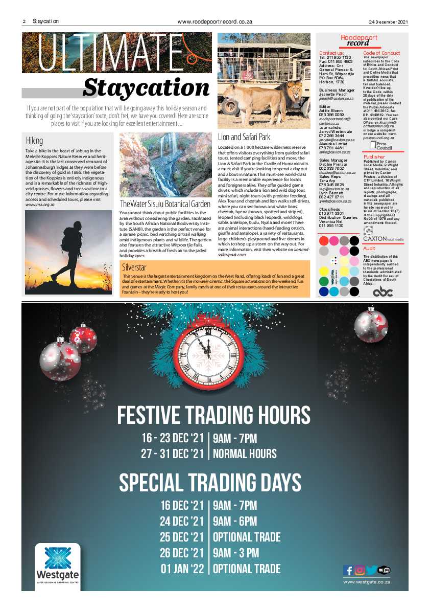Roodepoort Record 24 December 2021 page 2