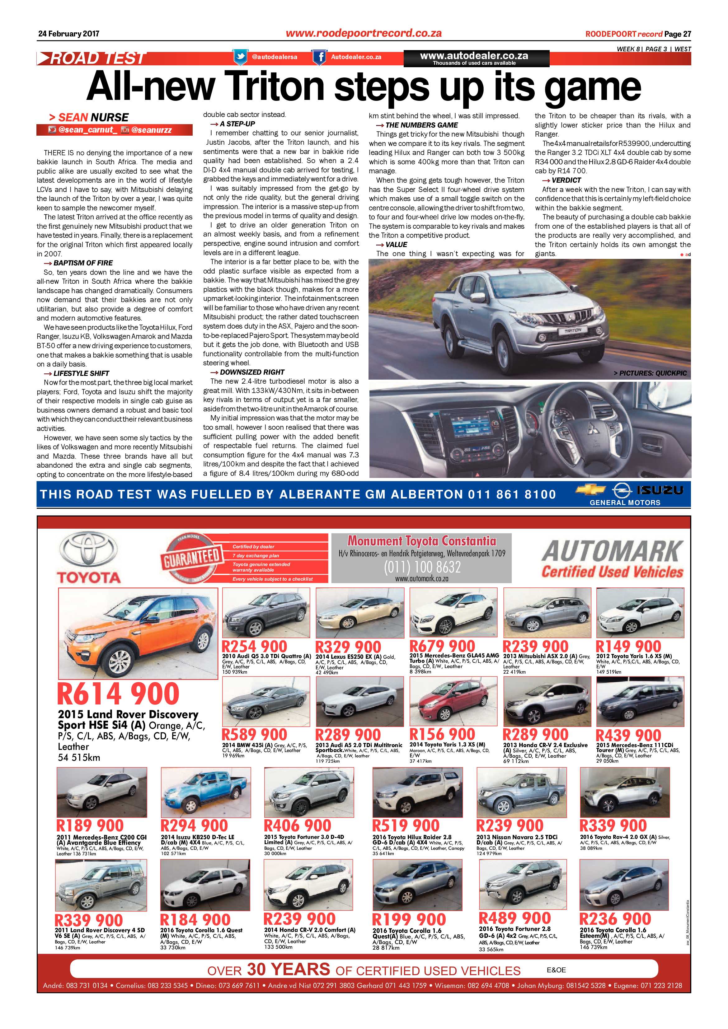 Roodepoort Record 24 February 2017 page 27