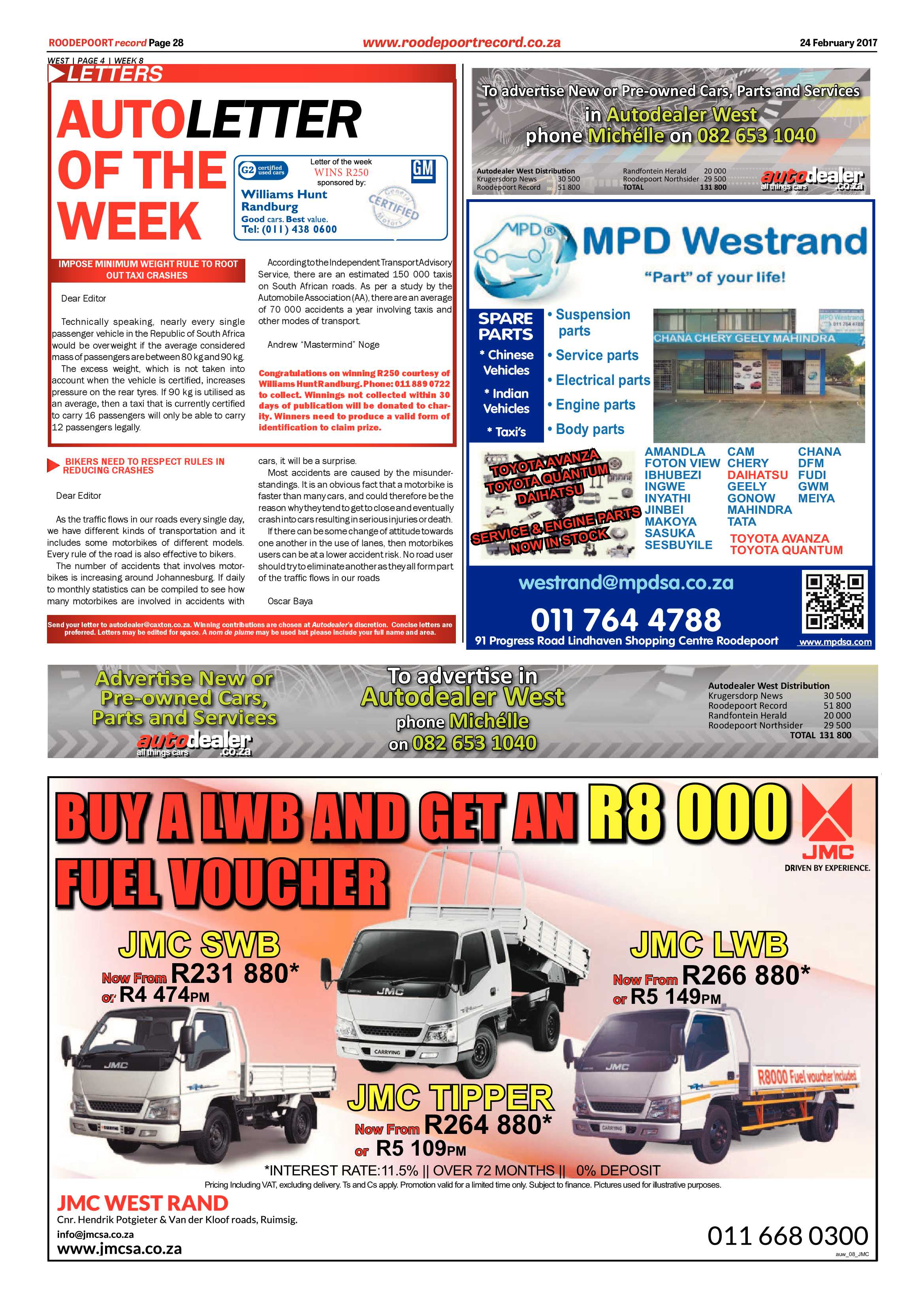 Roodepoort Record 24 February 2017 page 28