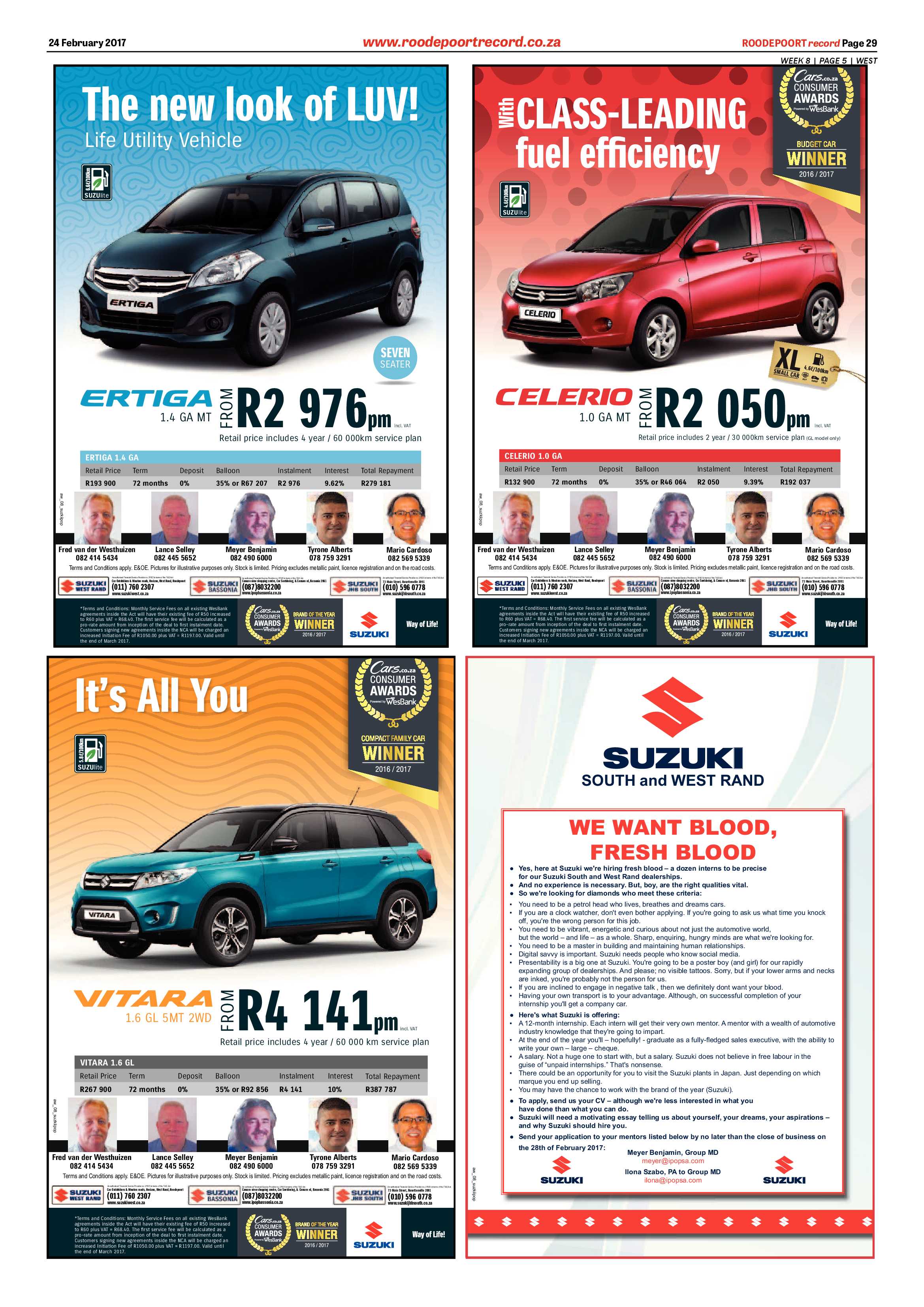 Roodepoort Record 24 February 2017 page 29
