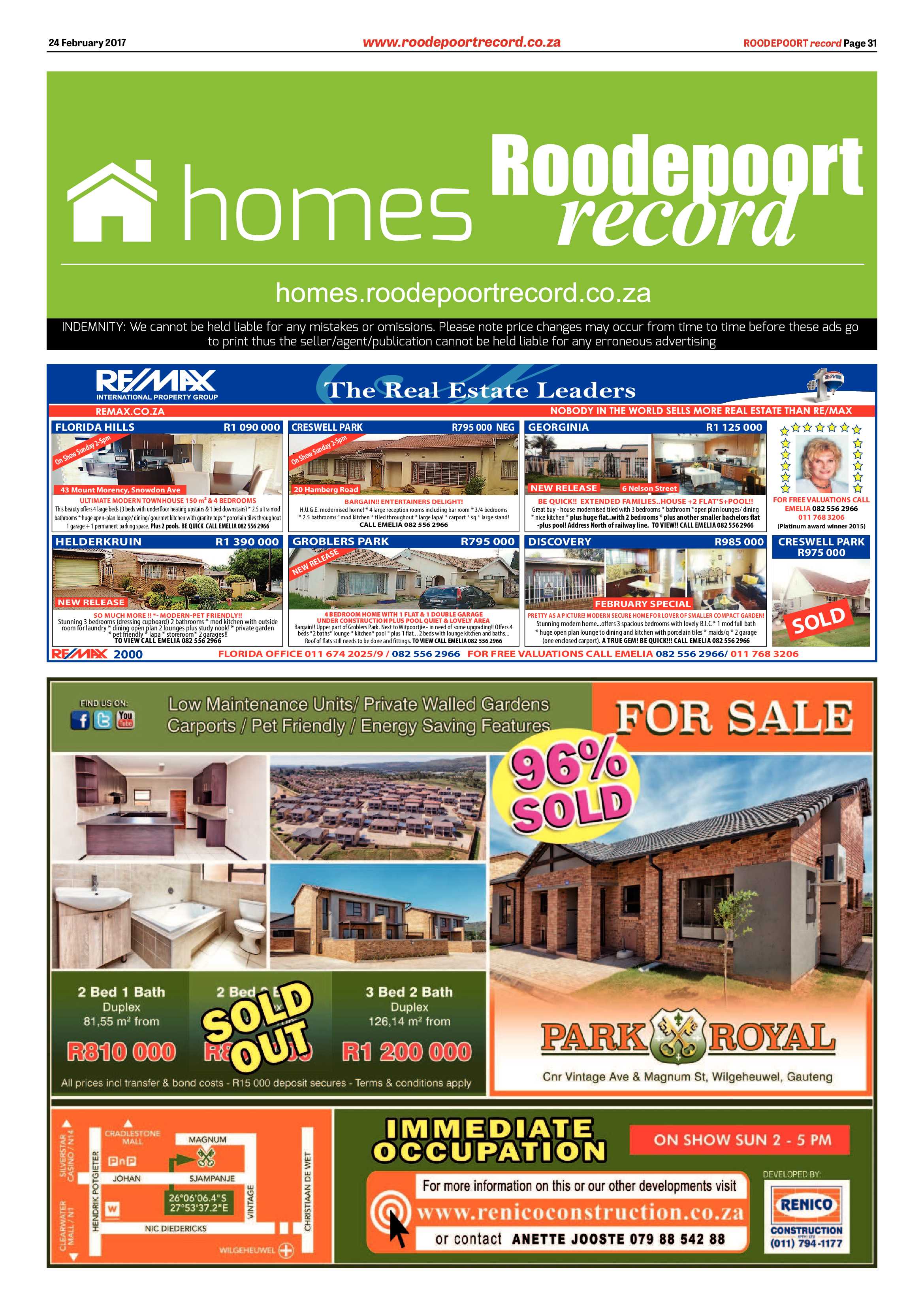 Roodepoort Record 24 February 2017 page 31