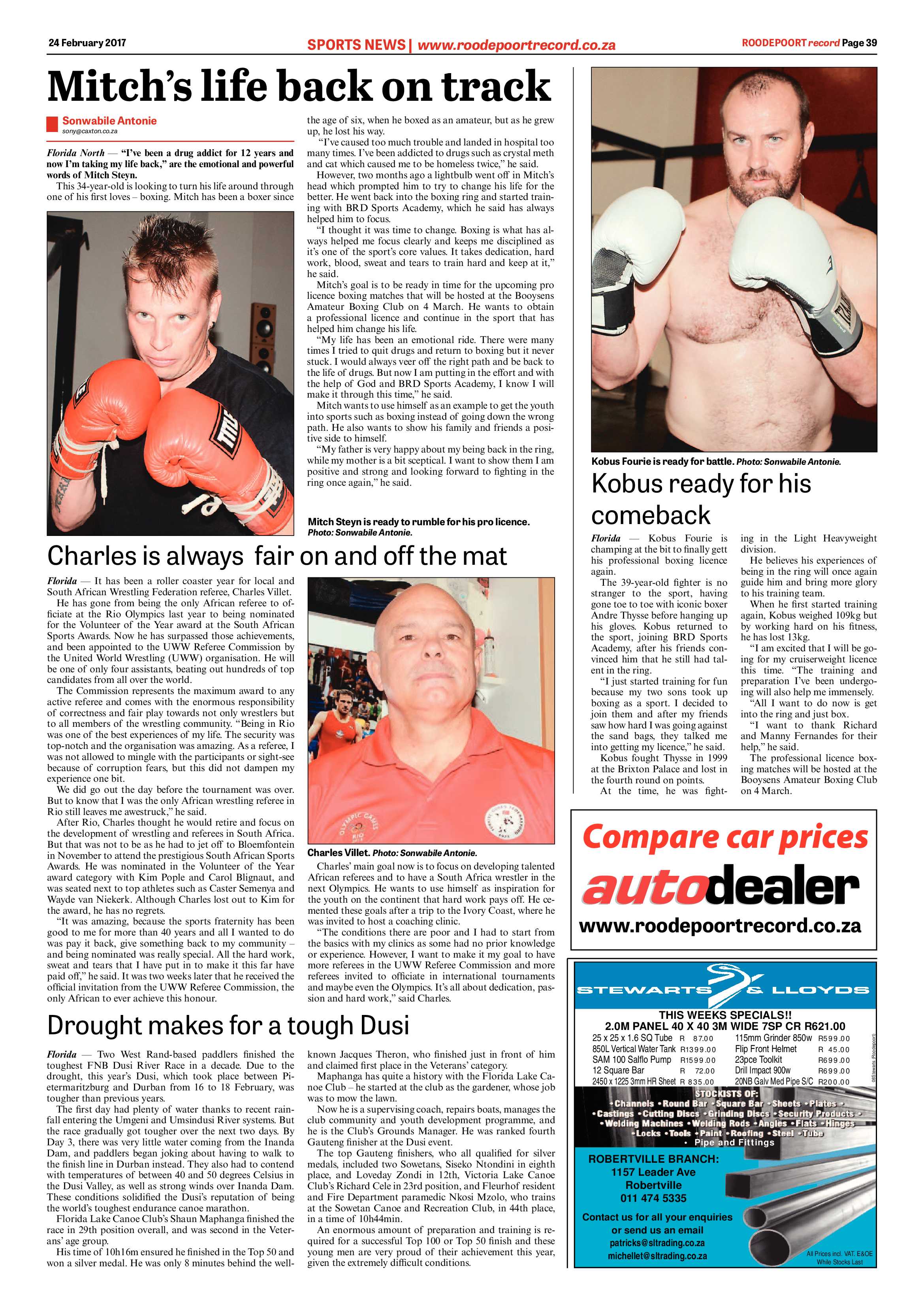 Roodepoort Record 24 February 2017 page 39