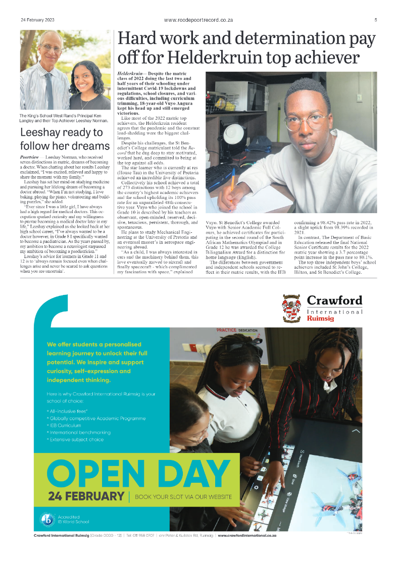 Roodepoort Record 24 February 2023 page 5