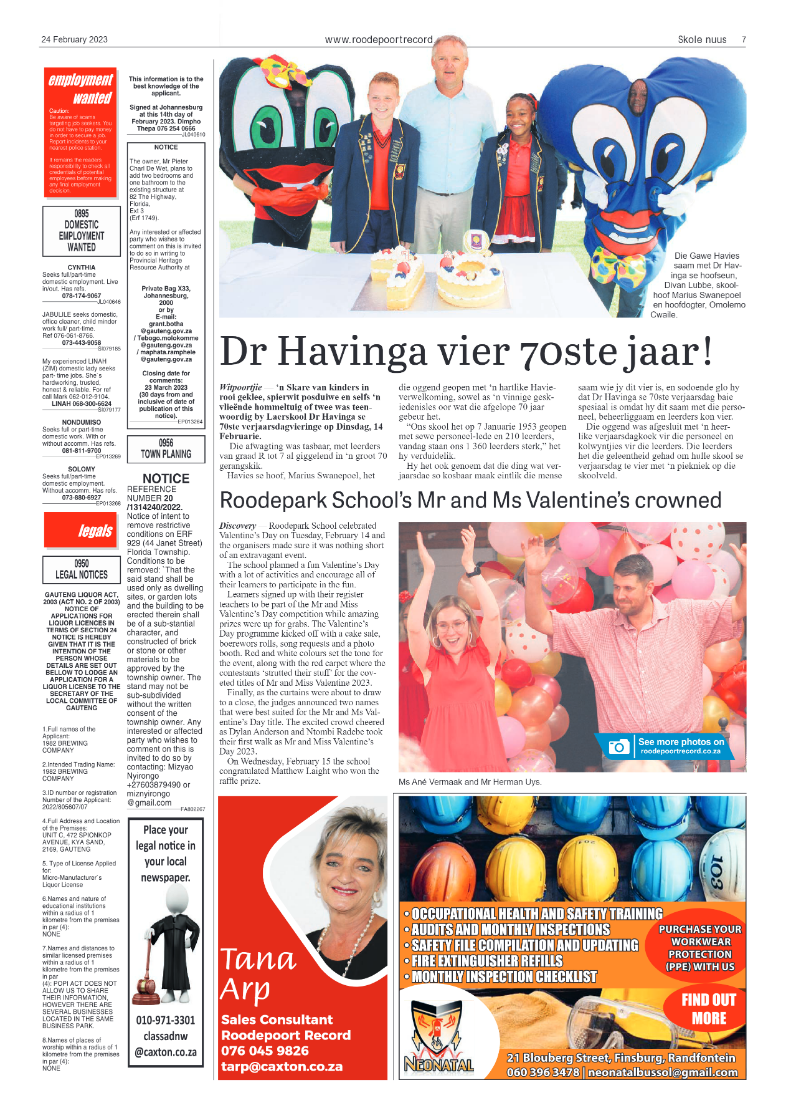 Roodepoort Record 24 February 2023 page 7
