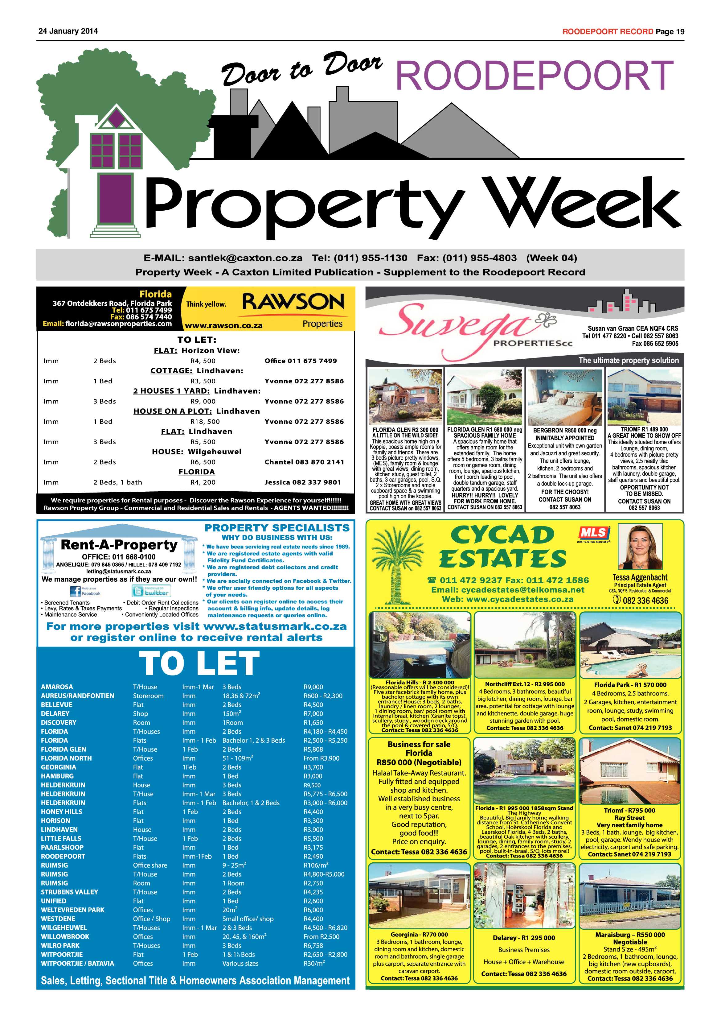 Roodepoort Record 24 January 2014 page 19