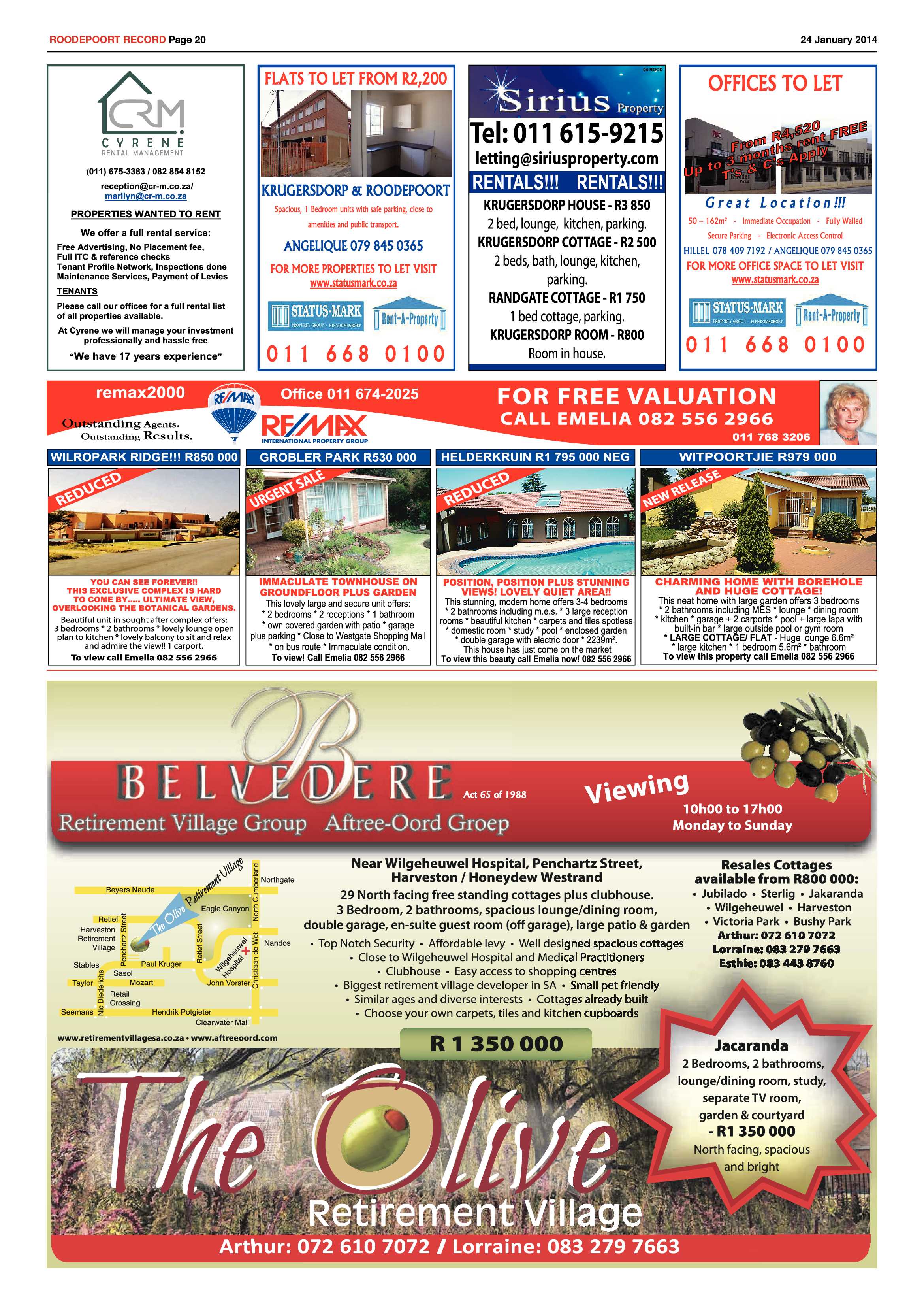 Roodepoort Record 24 January 2014 page 20