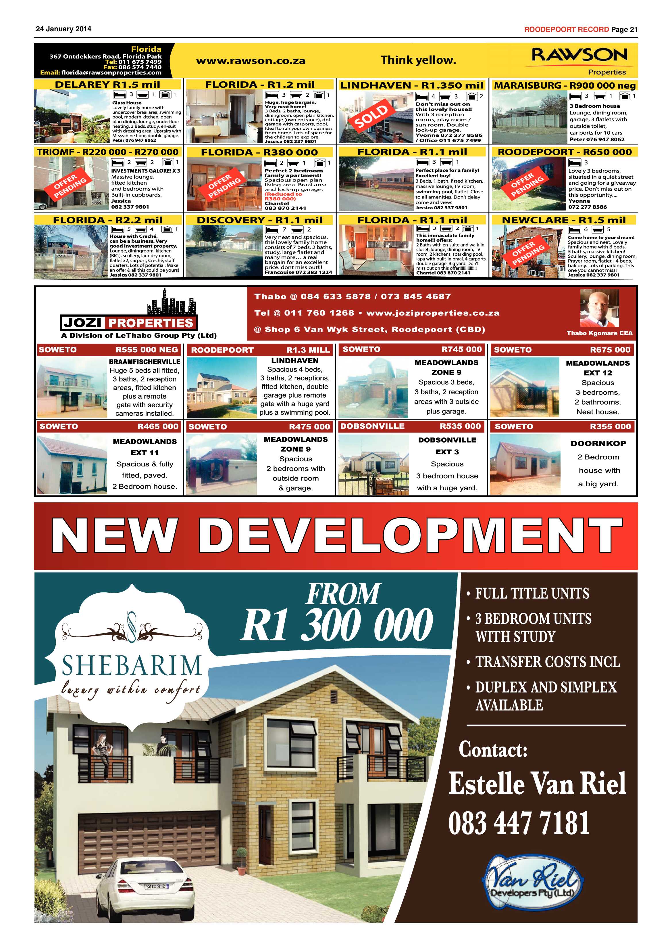 Roodepoort Record 24 January 2014 page 21