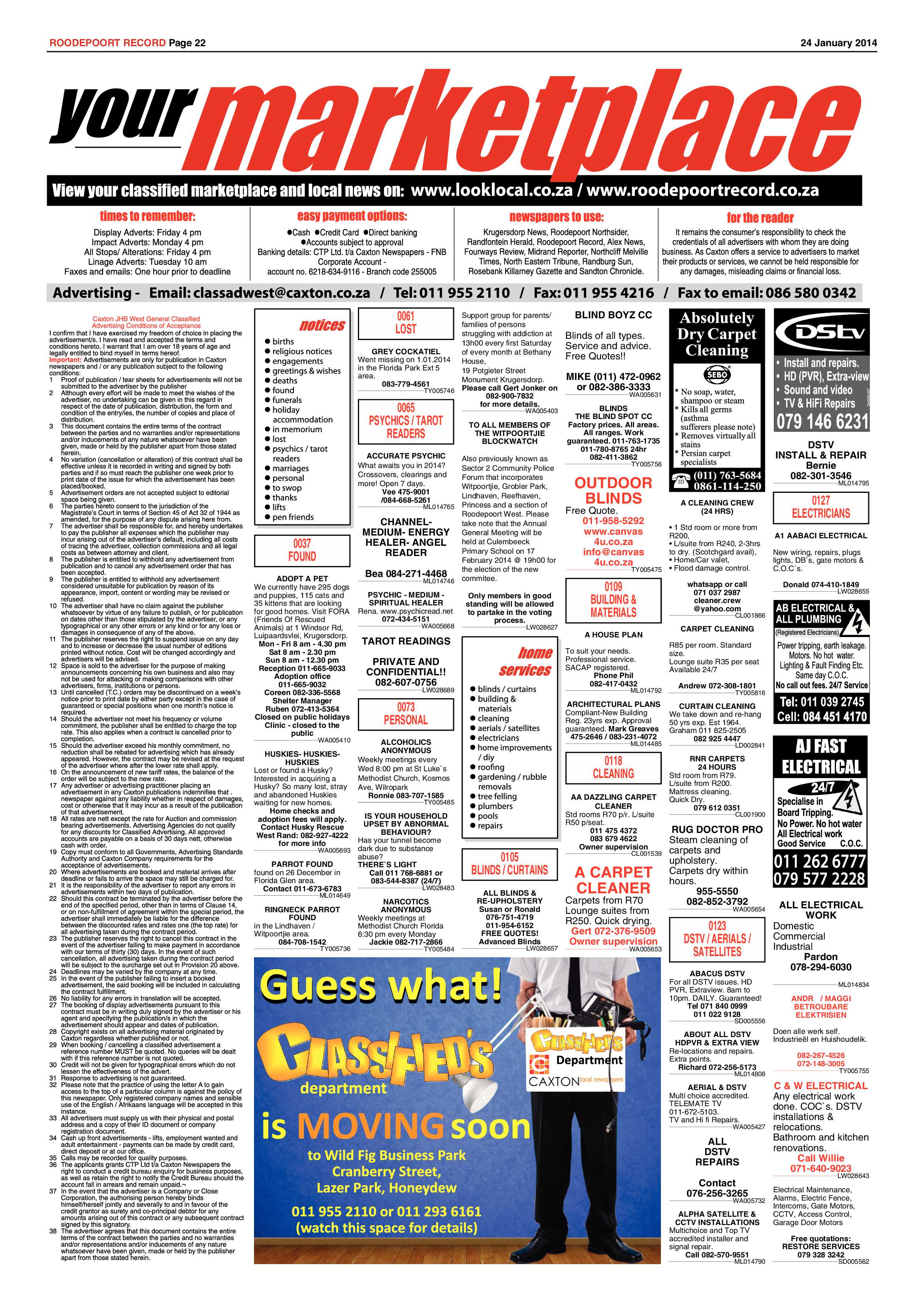 Roodepoort Record 24 January 2014 page 22