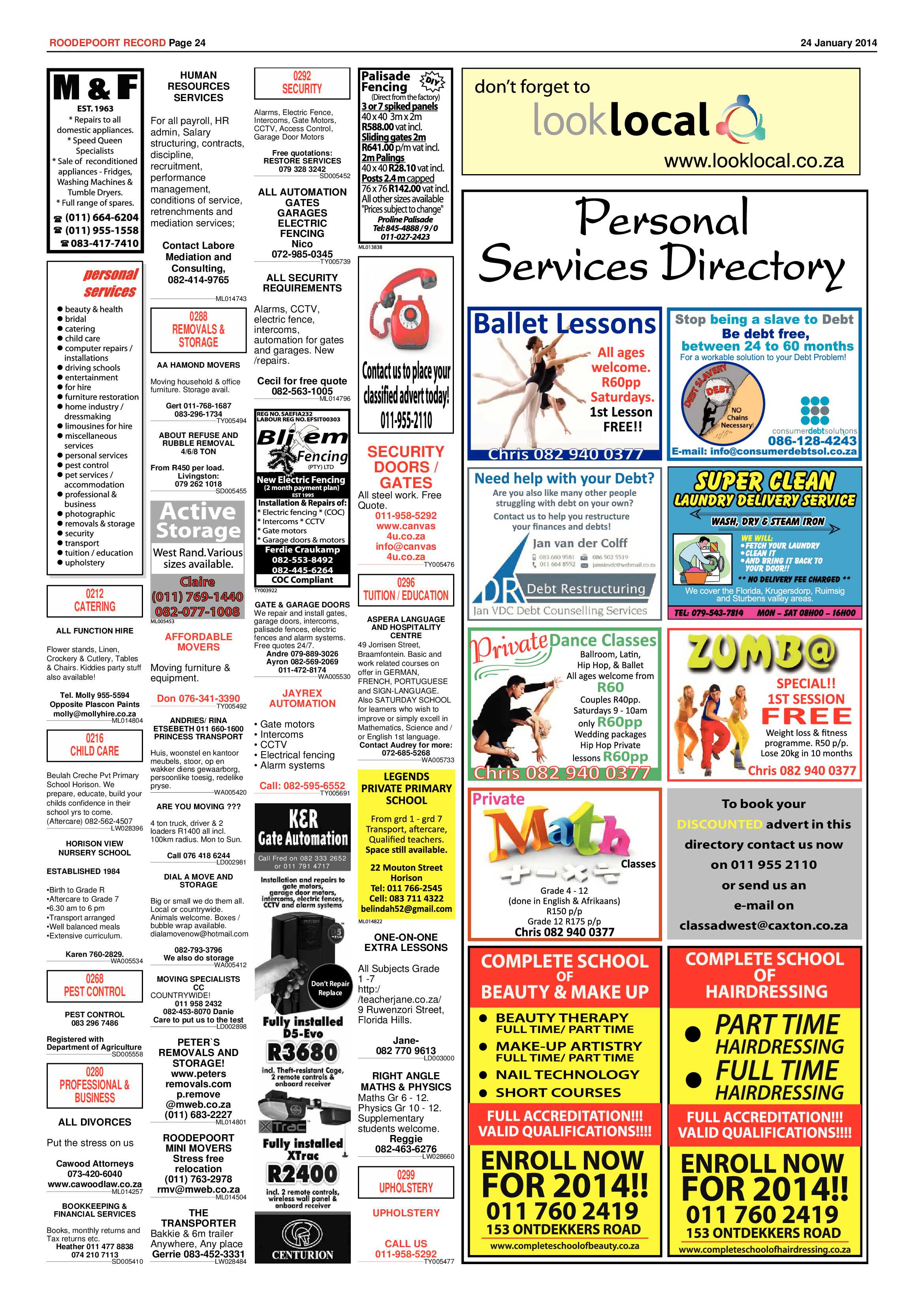 Roodepoort Record 24 January 2014 page 24