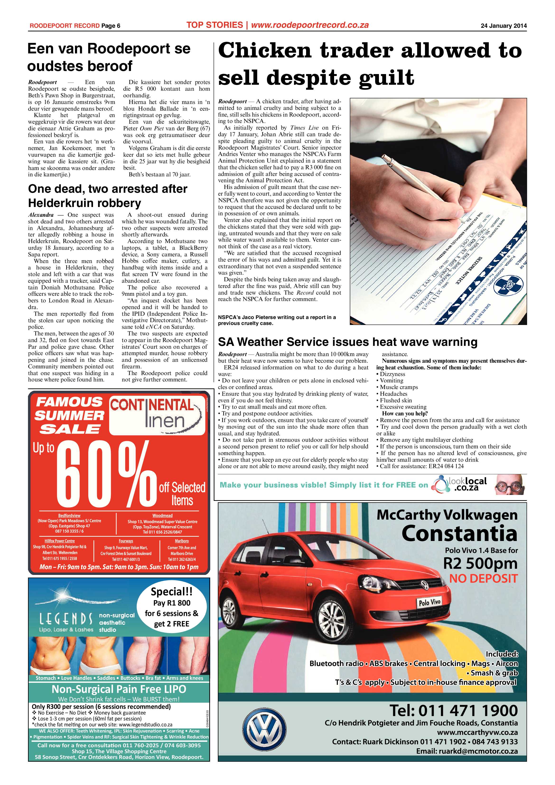 Roodepoort Record 24 January 2014 page 6