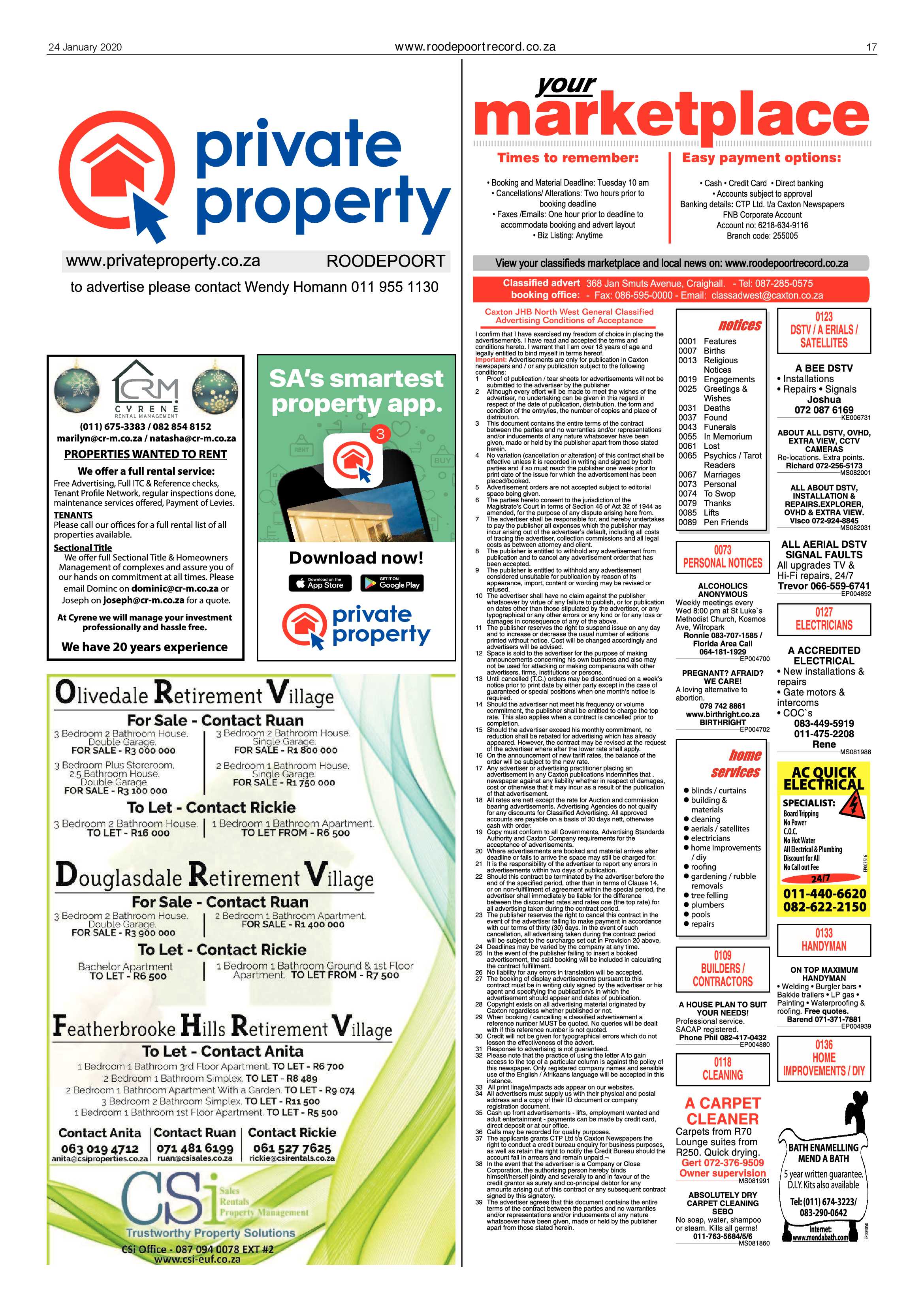 Roodepoort Record 24 January 2020 page 17