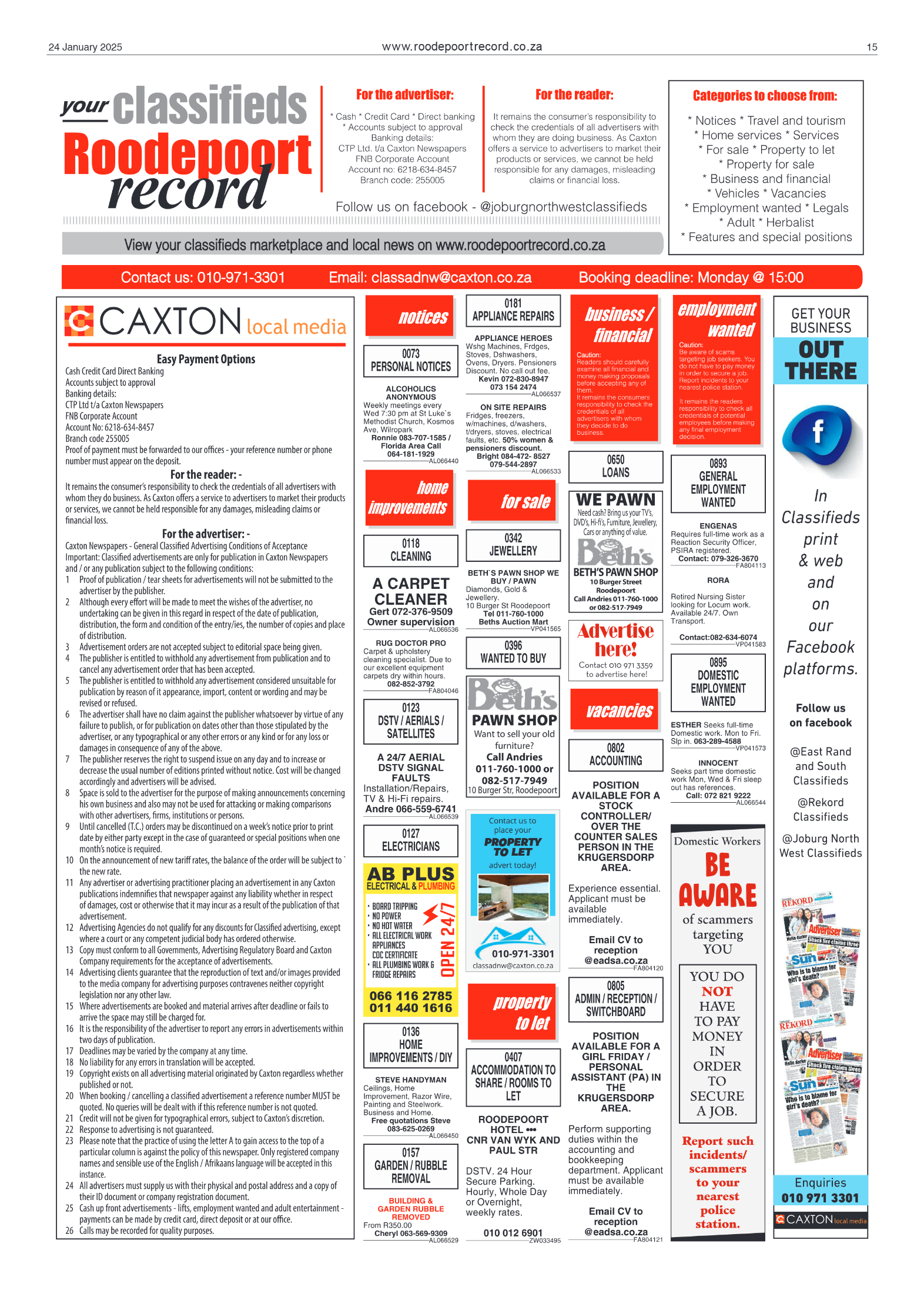 Roodepoort Record 24 January 2025 page 15