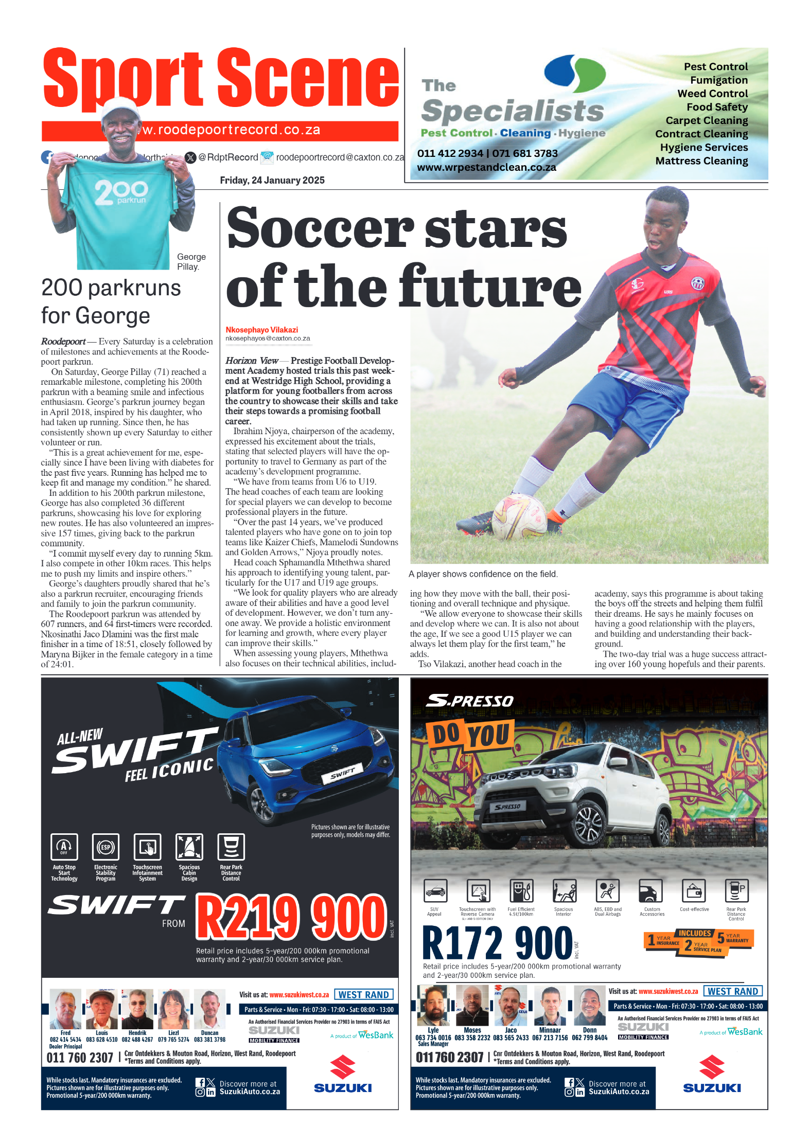Roodepoort Record 24 January 2025 page 16