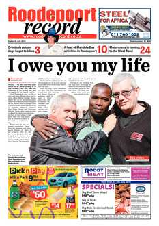 Roodepoort Record 24 July 2015