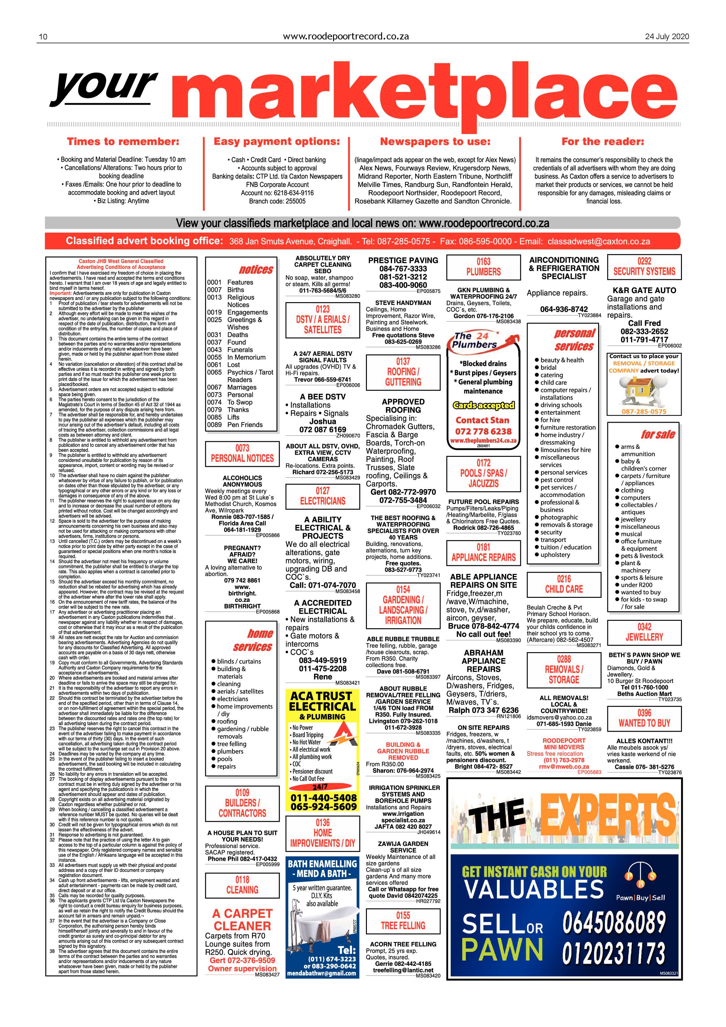 Roodepoort Record 24 July 2020 page 10