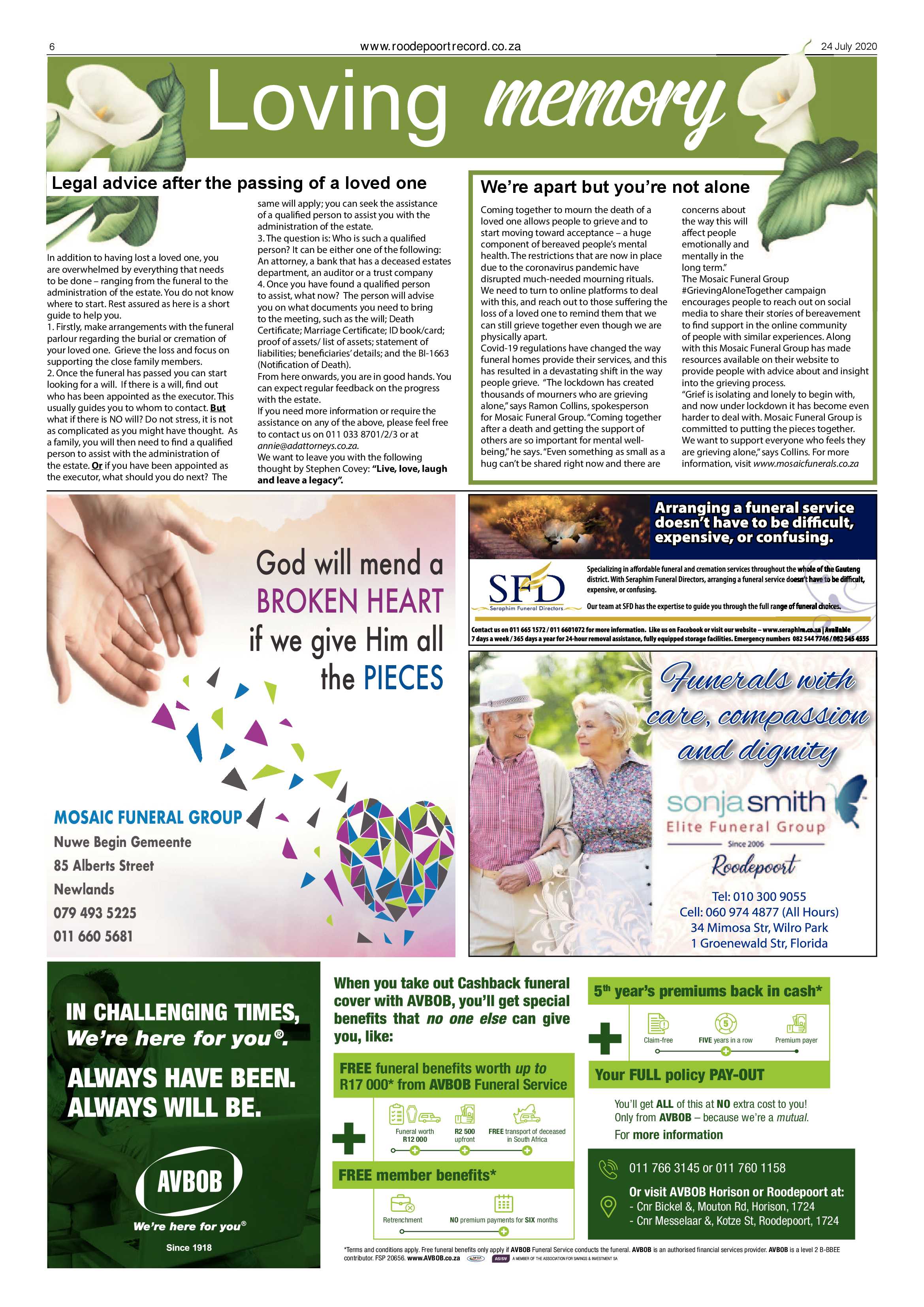 Roodepoort Record 24 July 2020 page 6