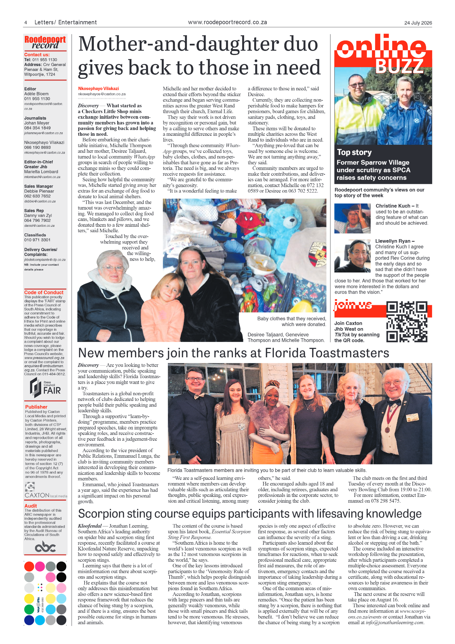 Roodepoort Record 24 July 2026 page 4