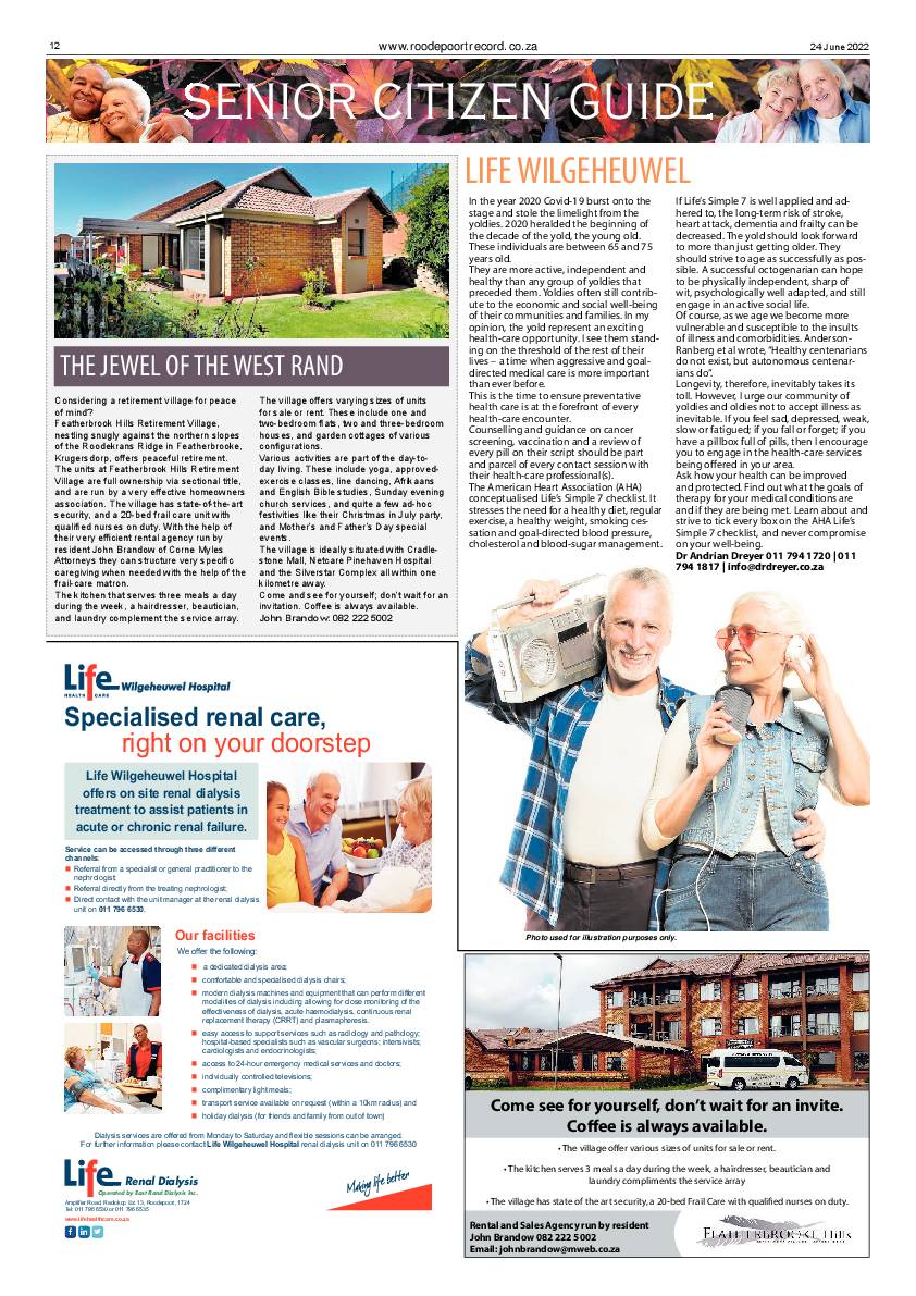 Roodepoort Record 24 June 2022 page 12