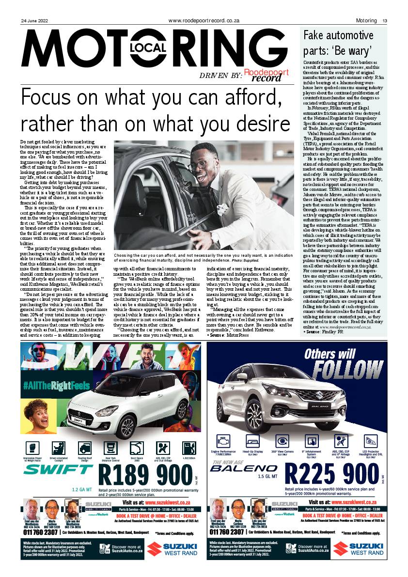 Roodepoort Record 24 June 2022 page 13