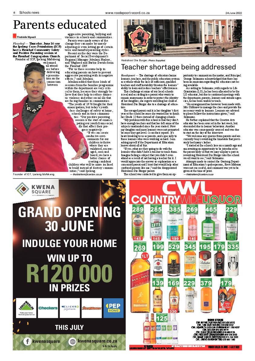 Roodepoort Record 24 June 2022 page 6