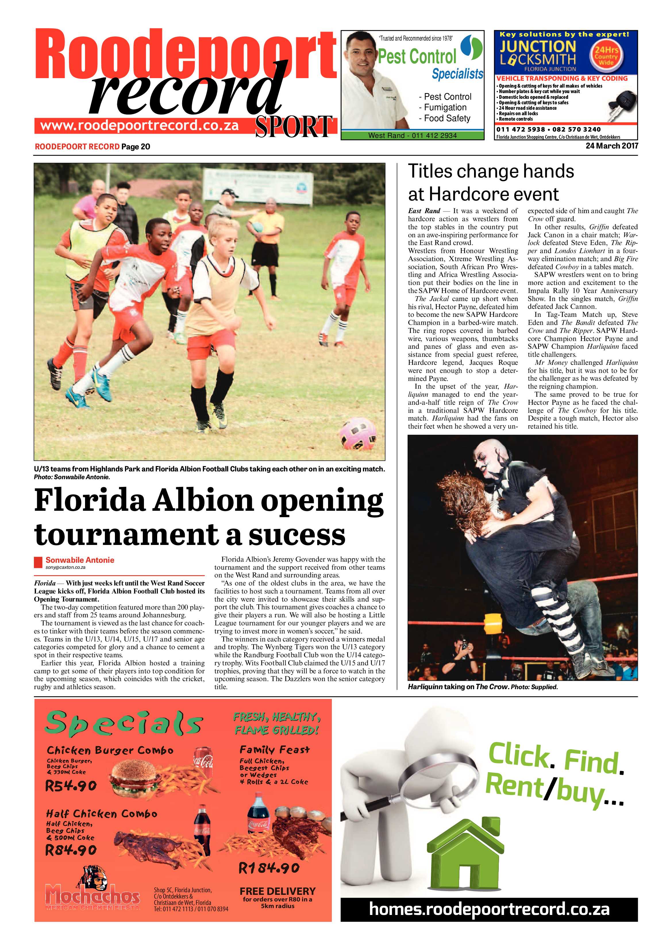 Roodepoort Record 24 March 2016 page 20