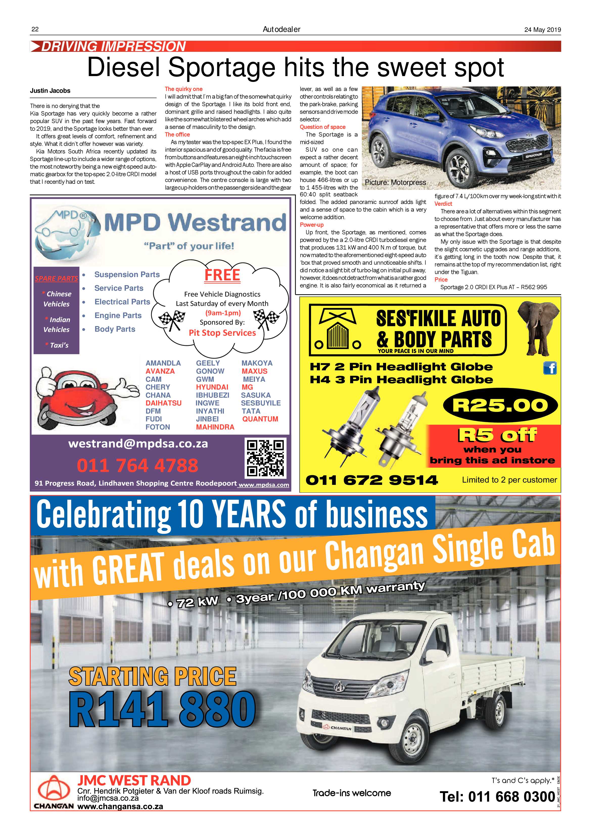 Roodepoort Record 24 May 2019 page 22