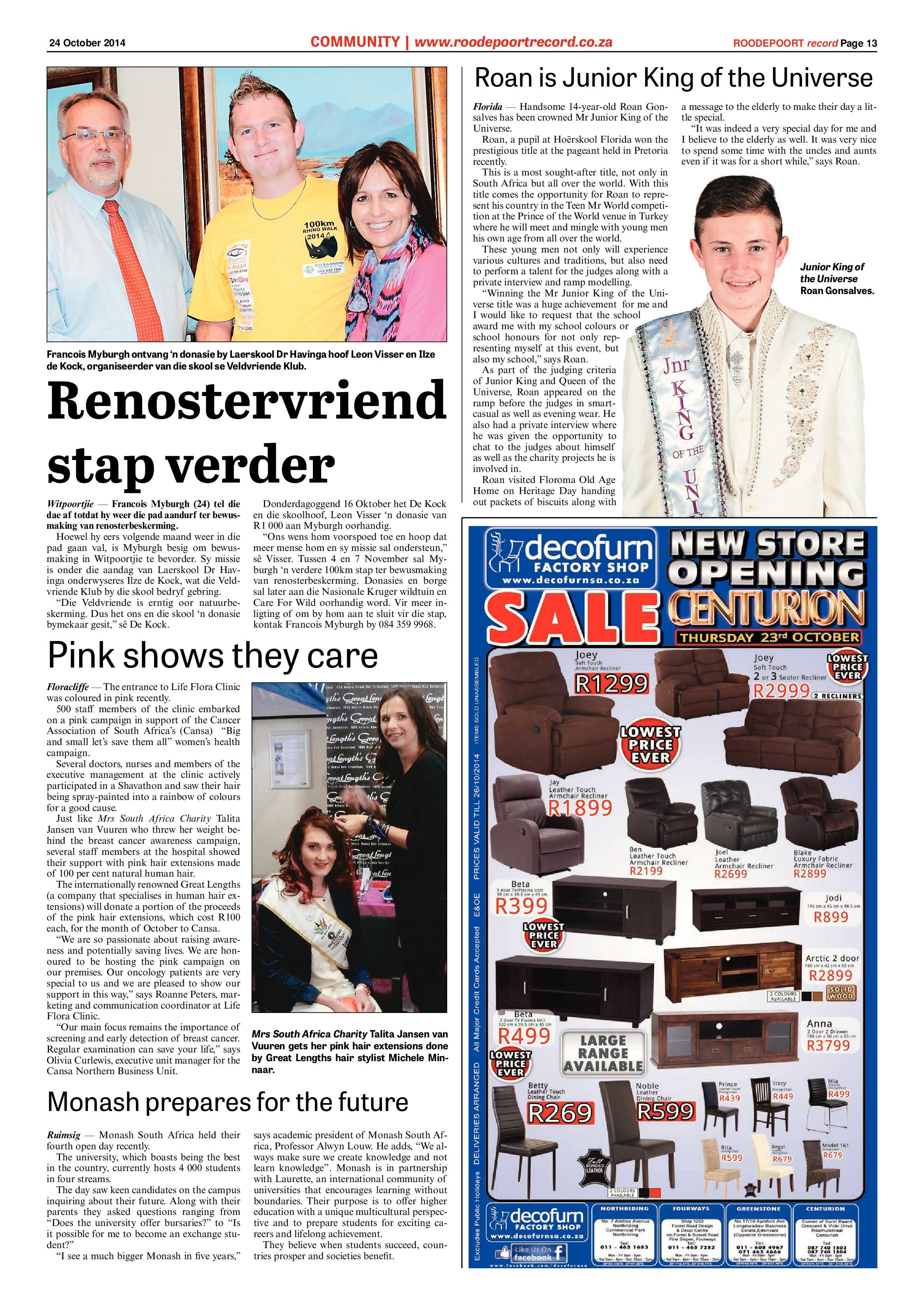 Roodepoort Record 24 October 2014 page 13
