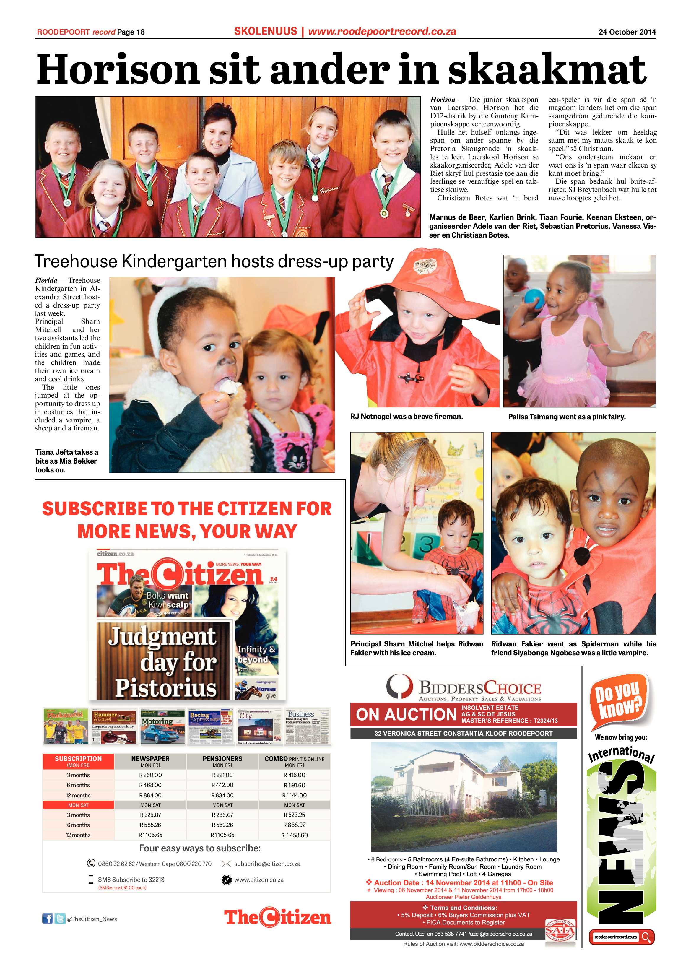 Roodepoort Record 24 October 2014 page 18