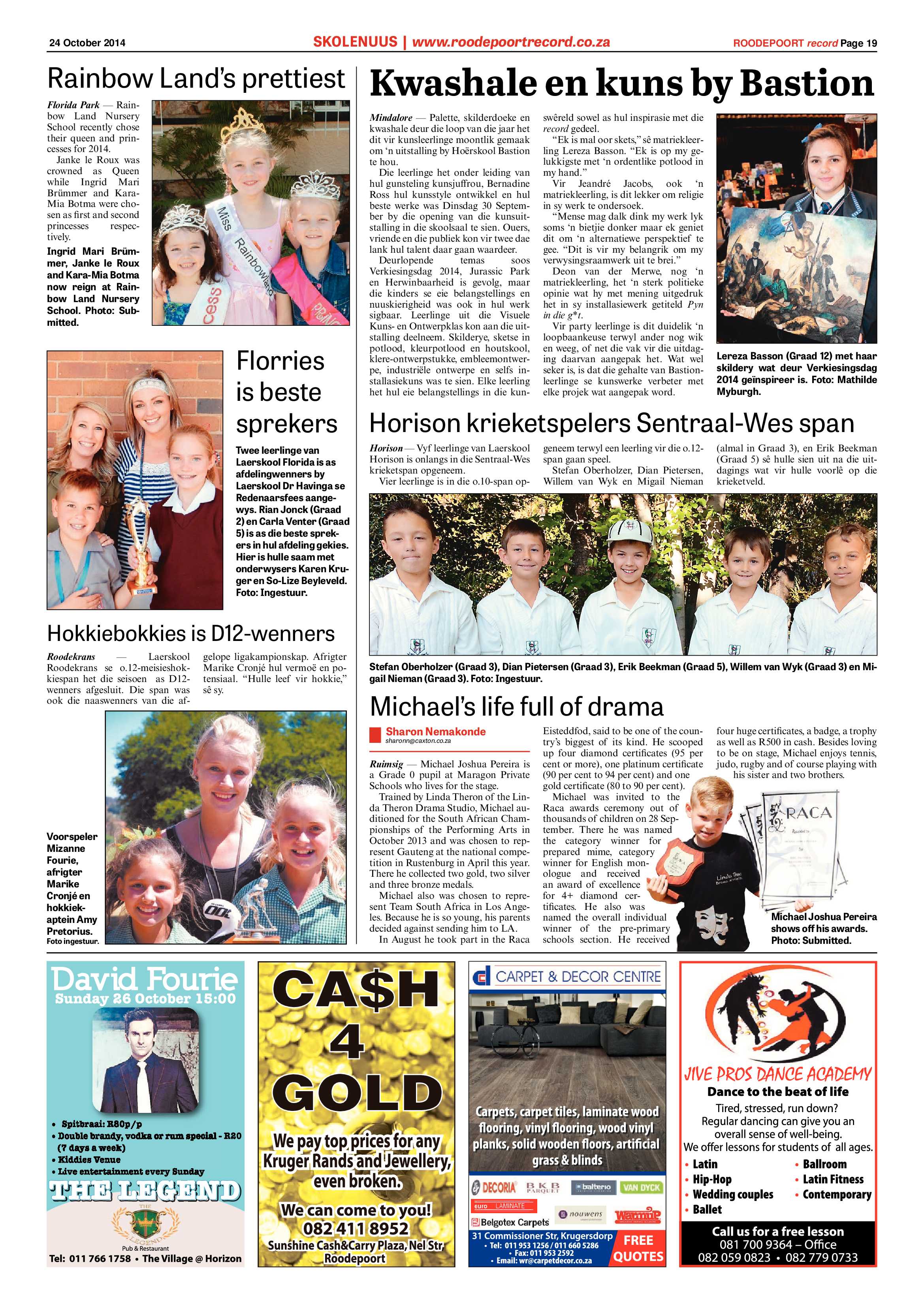 Roodepoort Record 24 October 2014 page 19