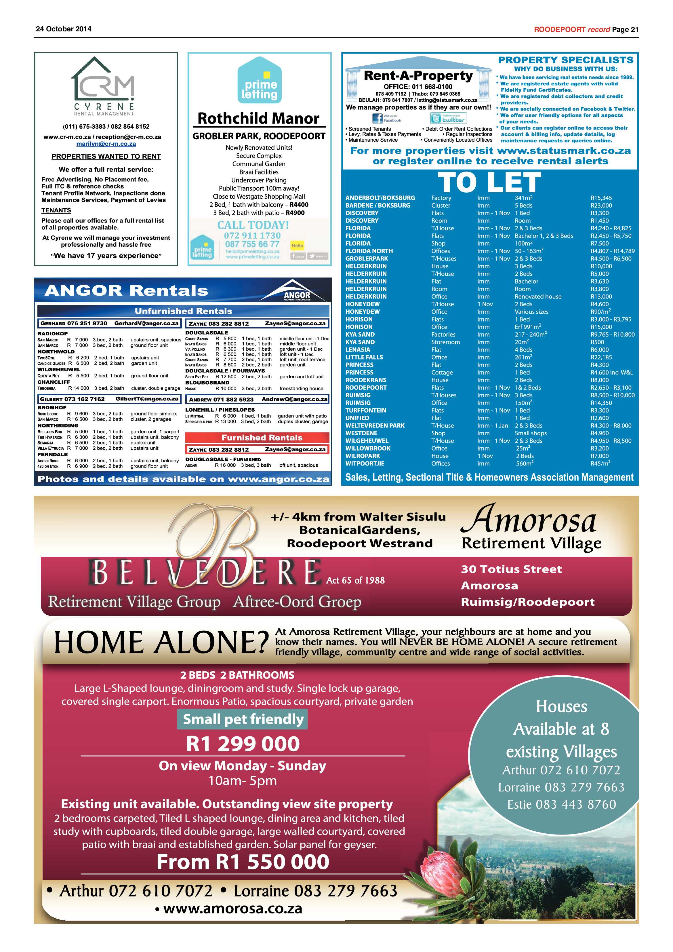 Roodepoort Record 24 October 2014 page 21
