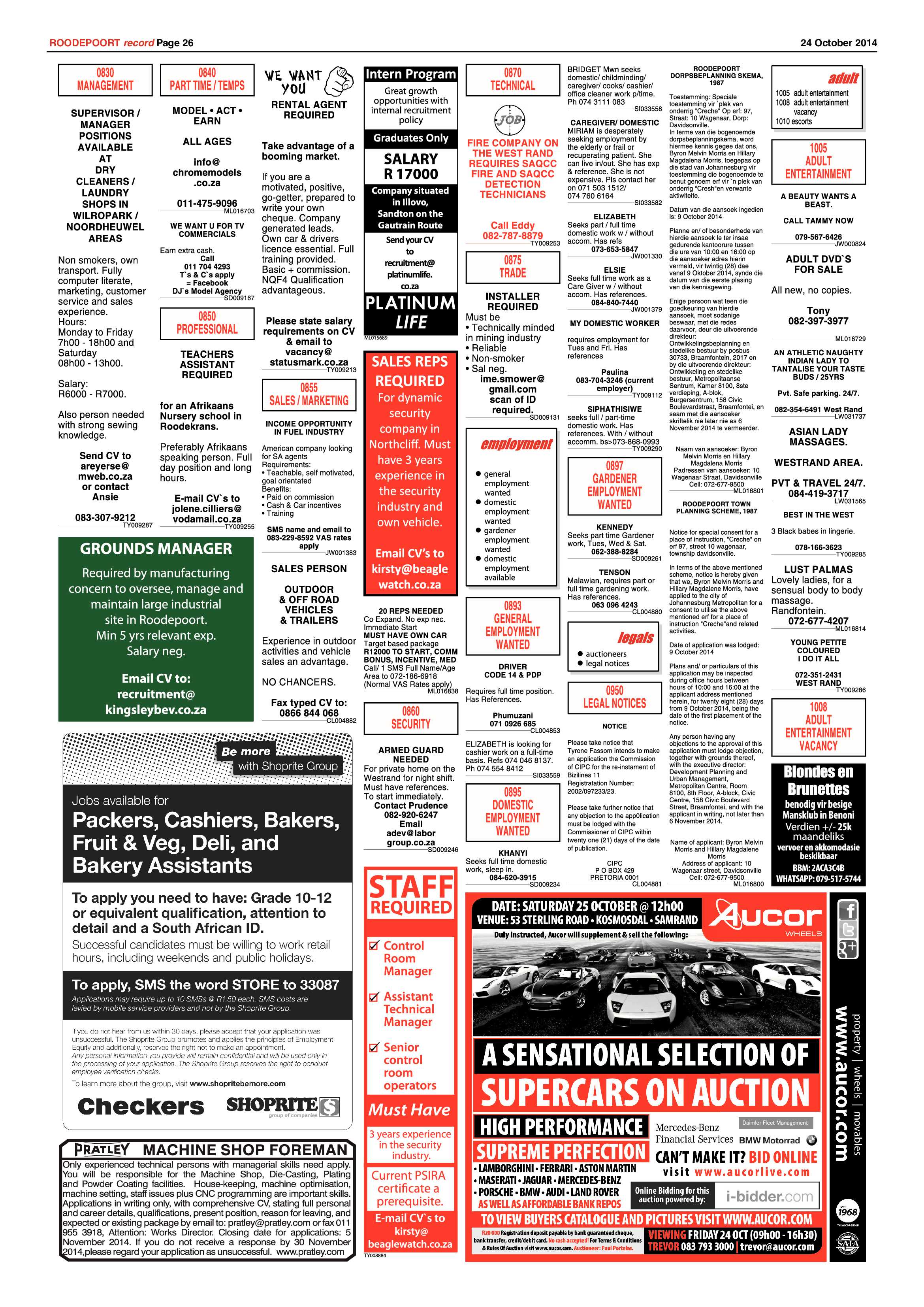 Roodepoort Record 24 October 2014 page 26