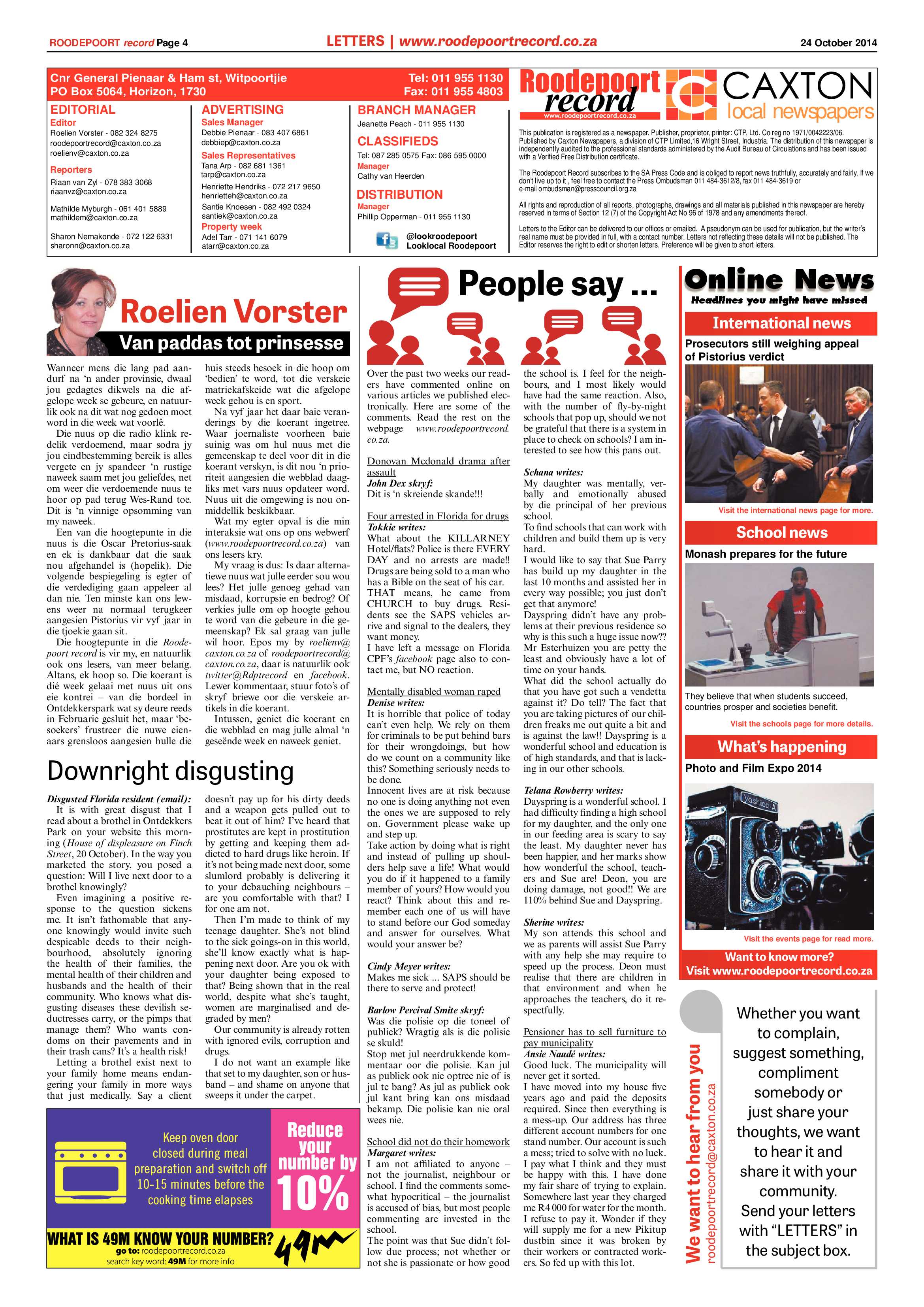 Roodepoort Record 24 October 2014 page 4