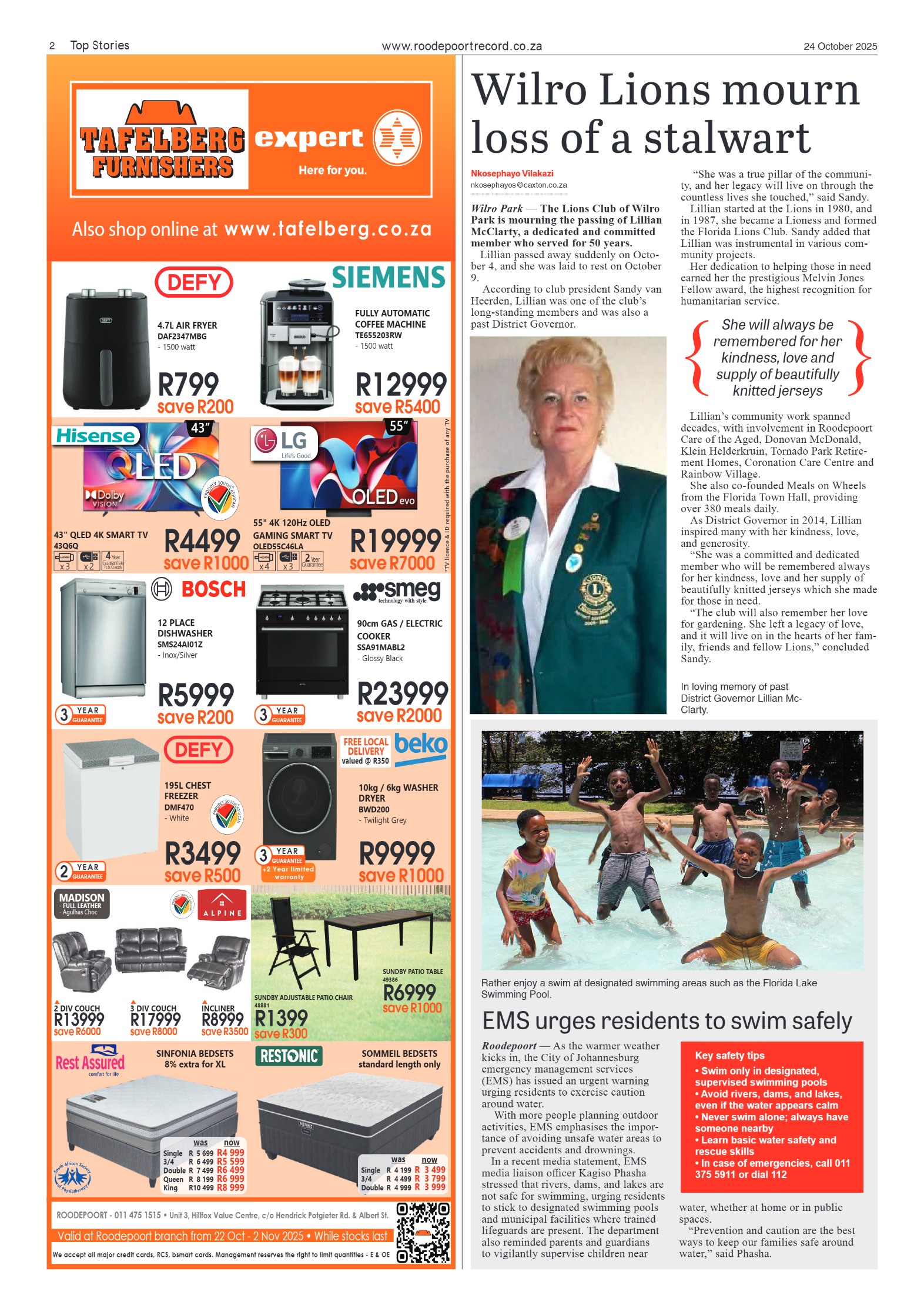 Roodepoort Record 24 October 2025 page 2
