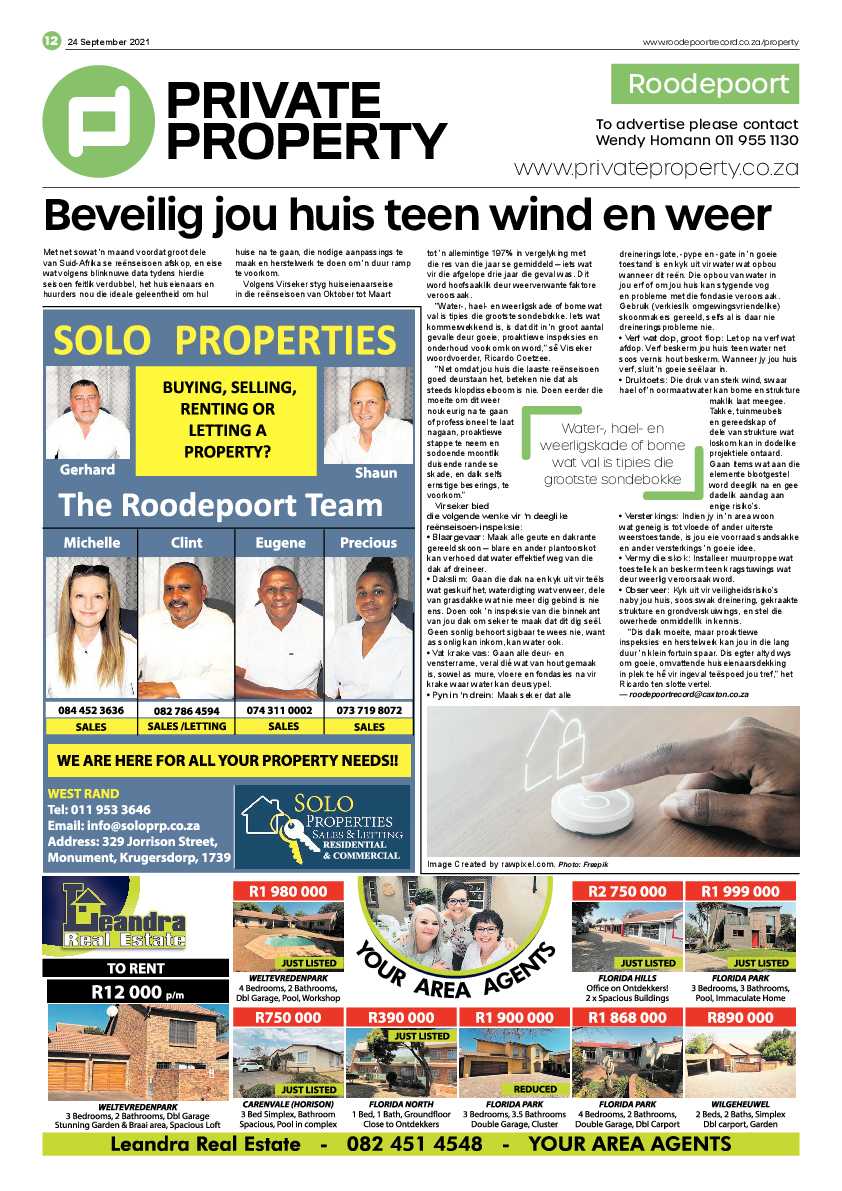 Roodepoort Record 24 September 2021 page 12