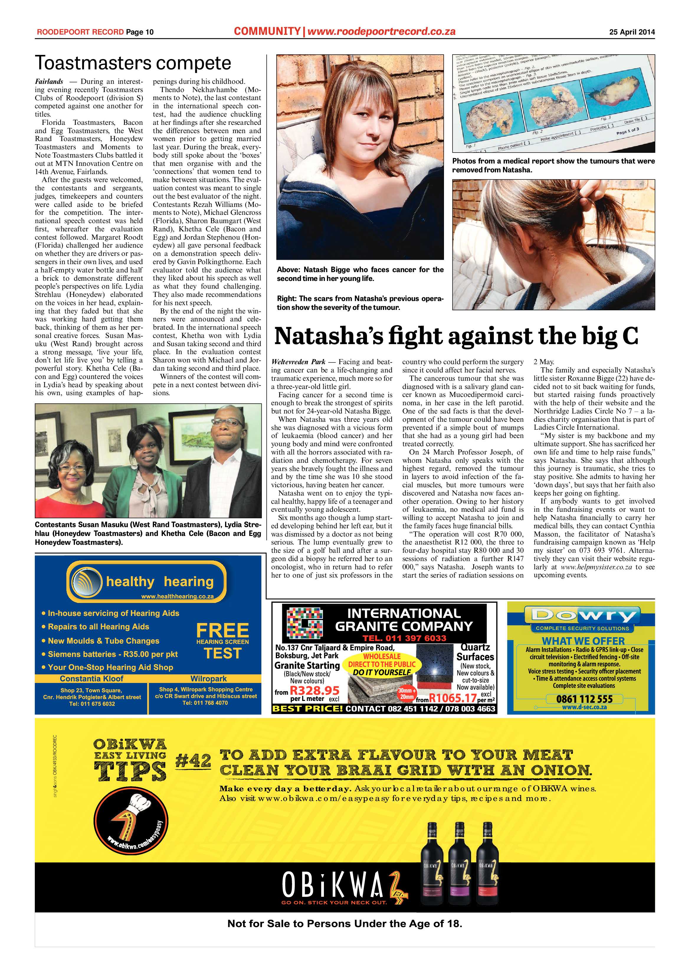 Roodepoort Record 25 April 2014 page 10