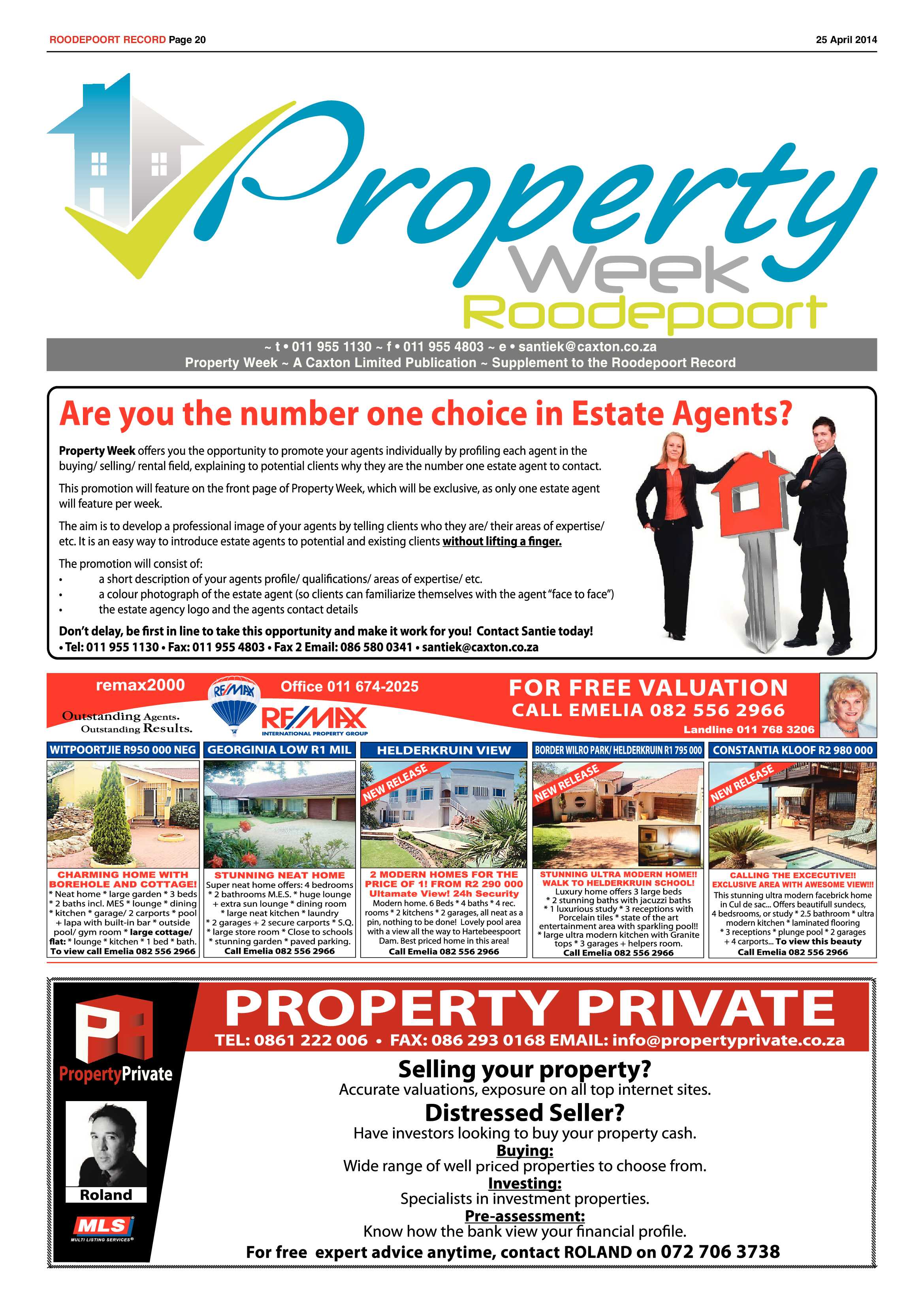 Roodepoort Record 25 April 2014 page 20