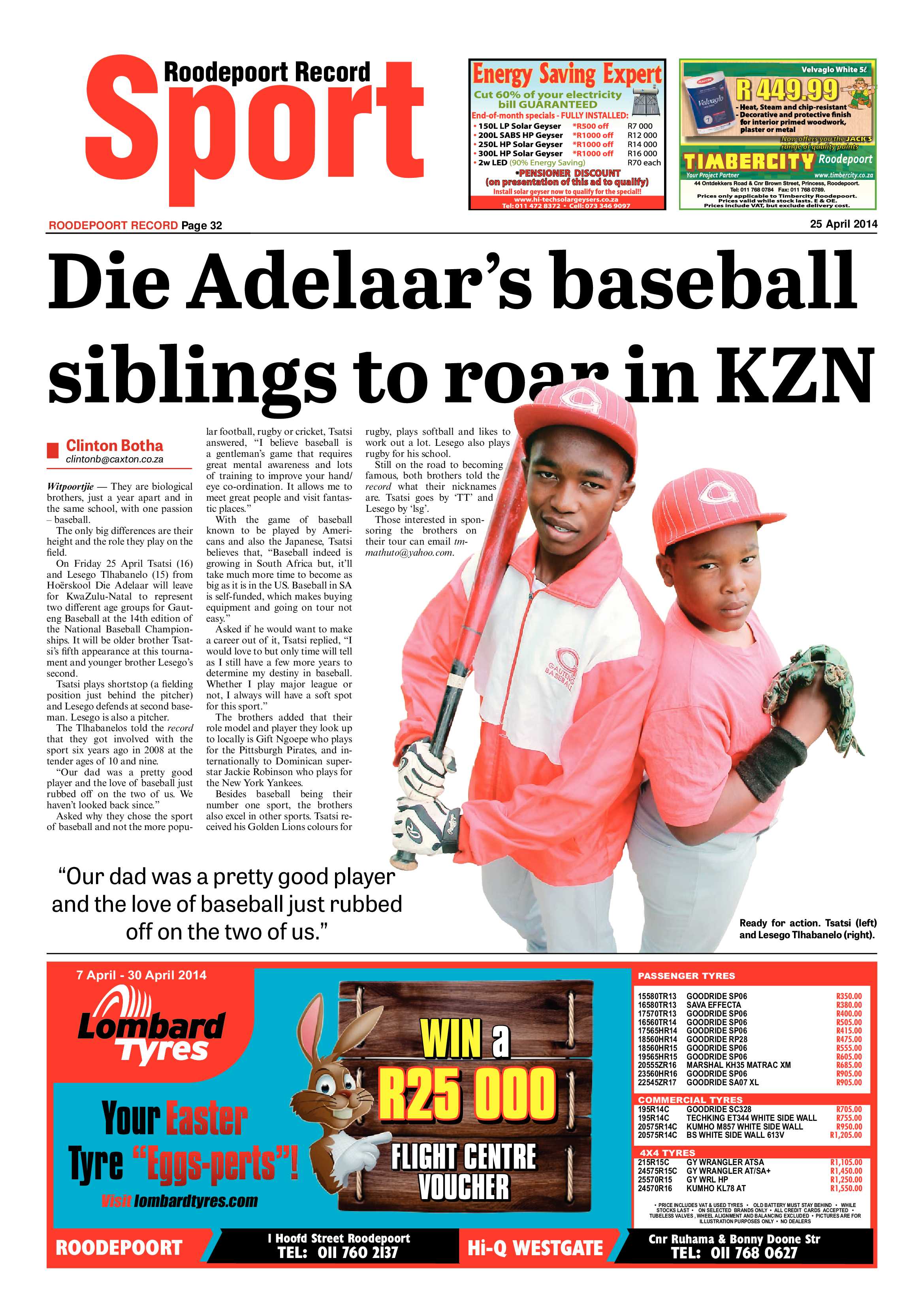 Roodepoort Record 25 April 2014 page 32