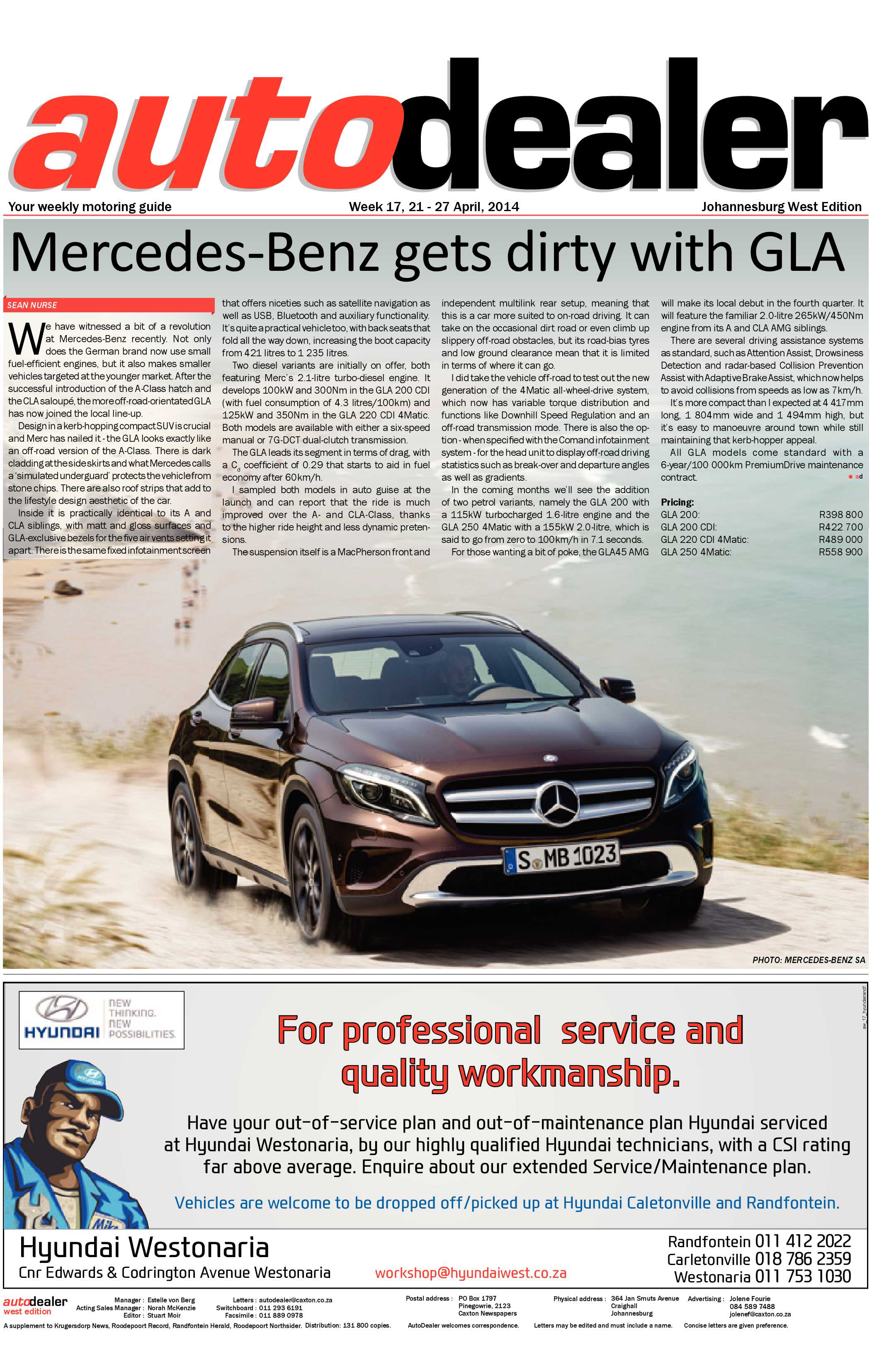 Roodepoort Record 25 April 2014 page 33