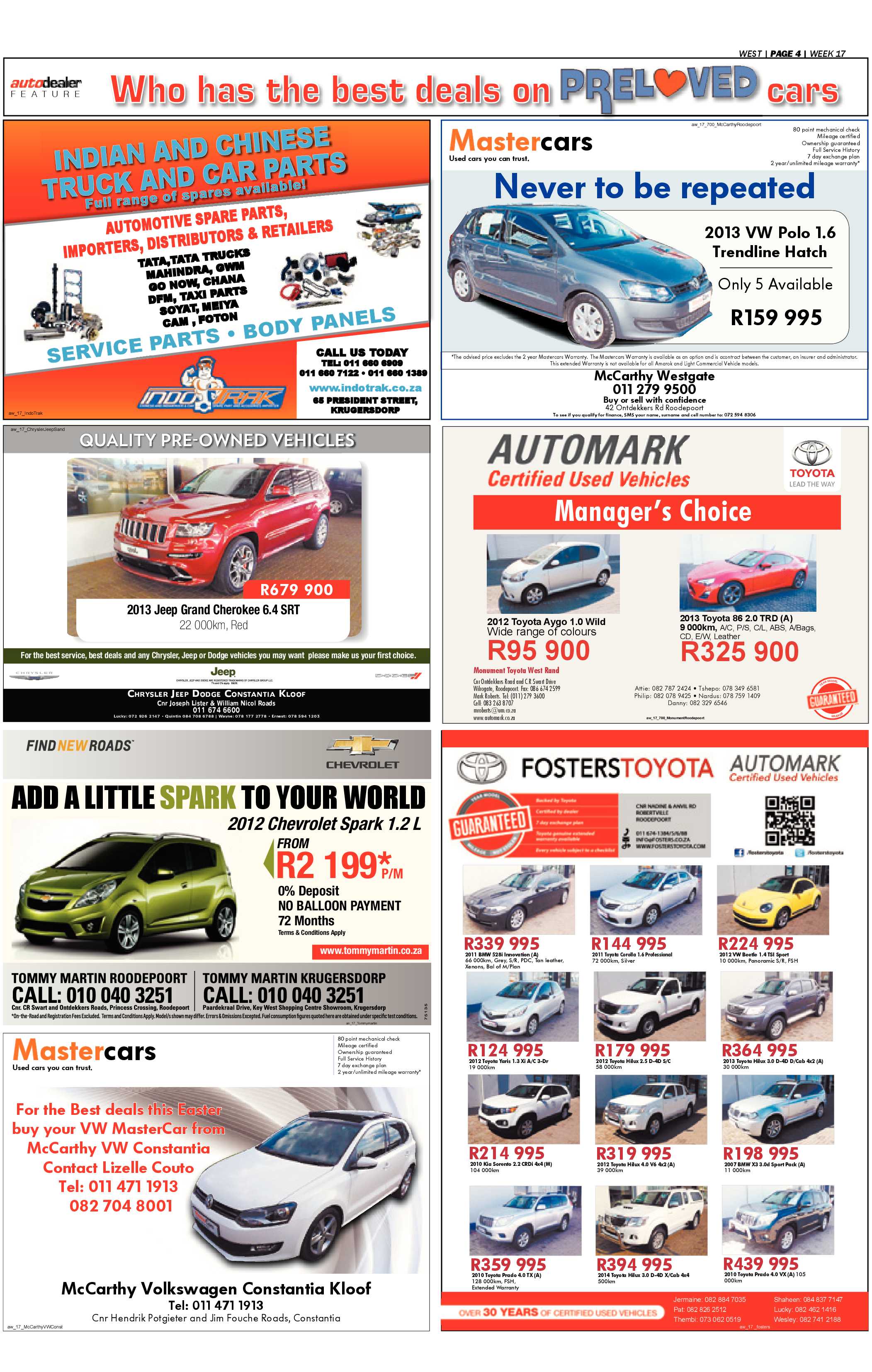 Roodepoort Record 25 April 2014 page 36