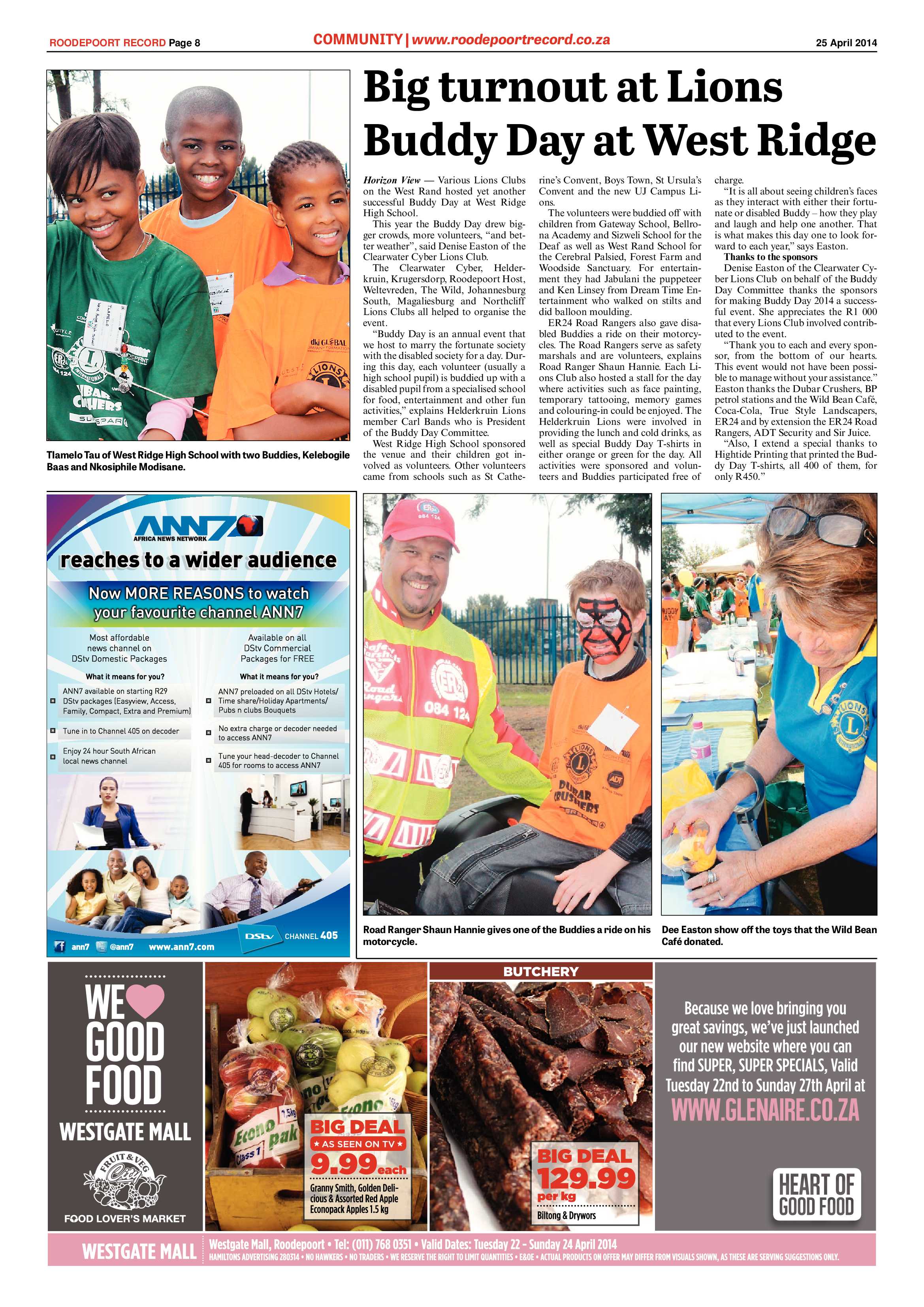 Roodepoort Record 25 April 2014 page 8